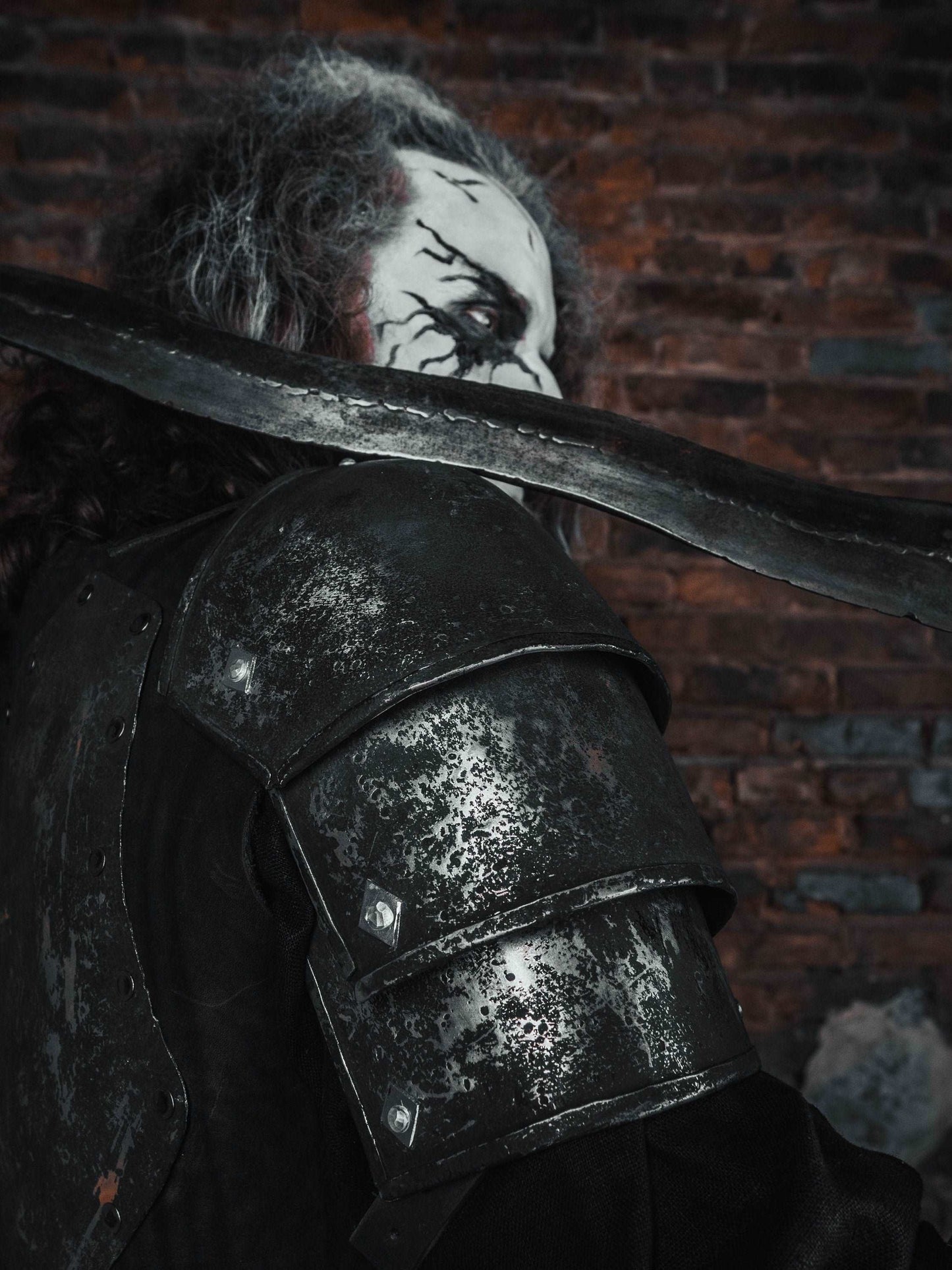 Black steel armor set - SokolArmory