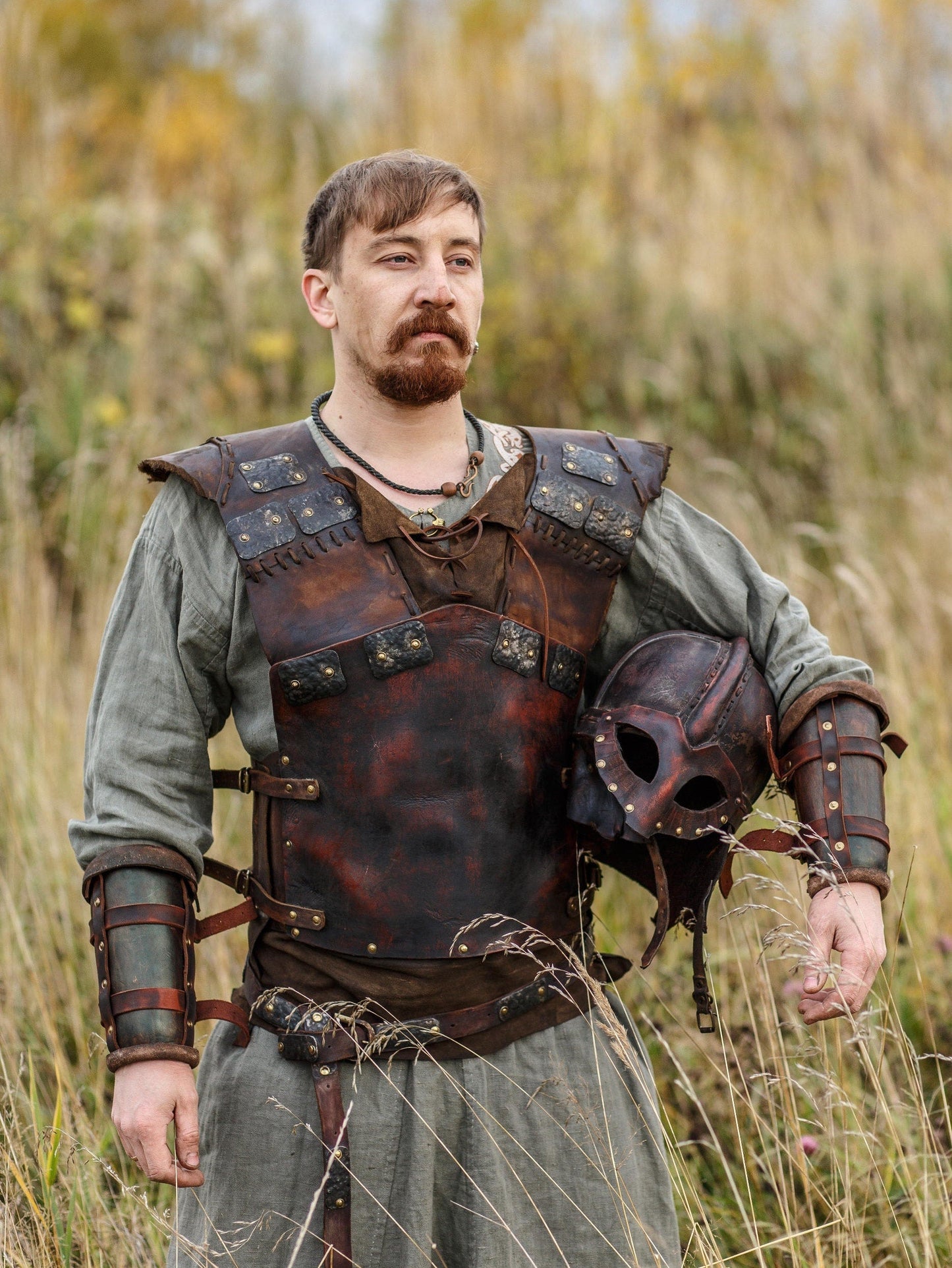 Viking Larp Leather Armor - SokolArmory
