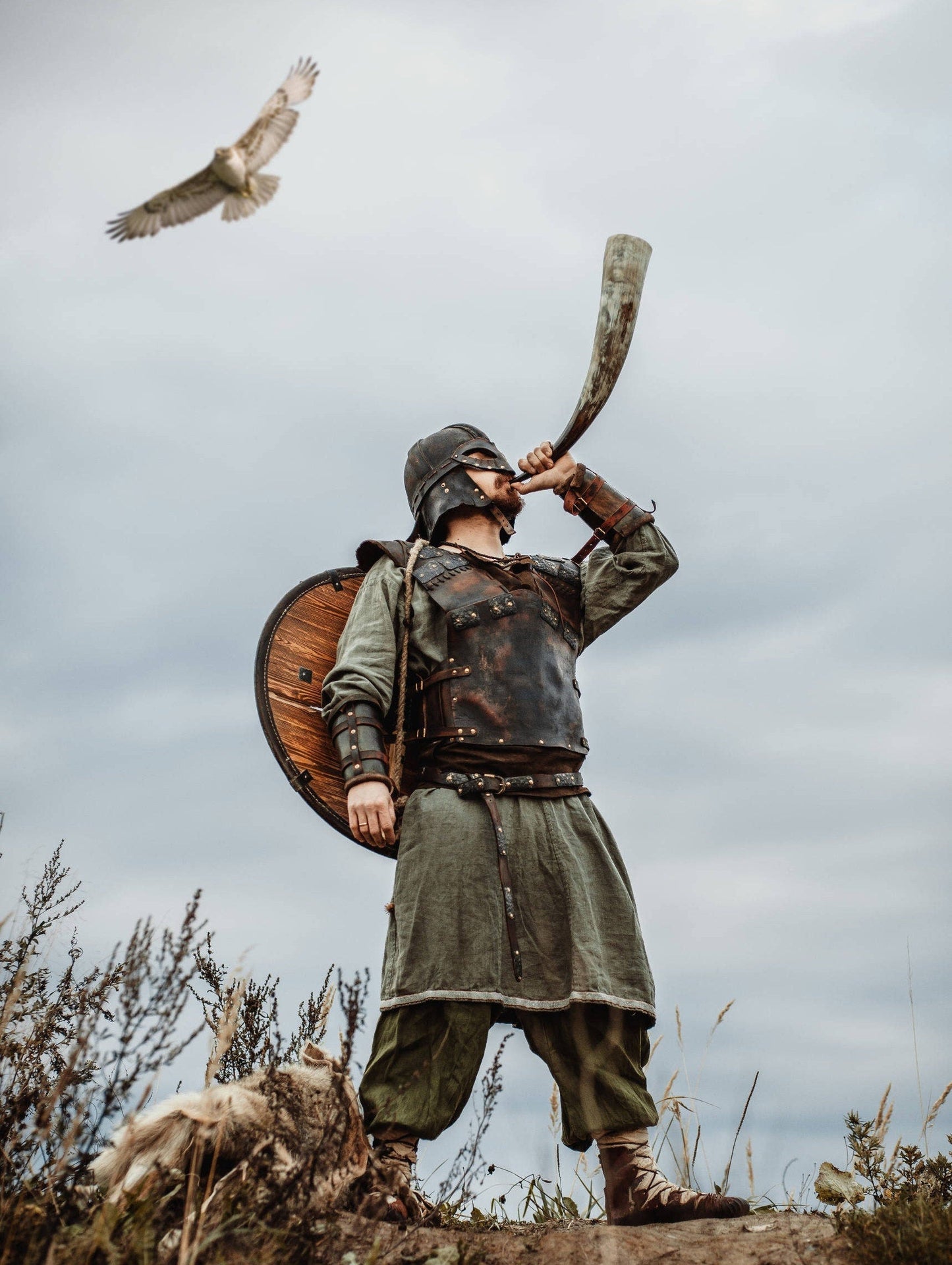 Viking Larp Leather Armor - SokolArmory