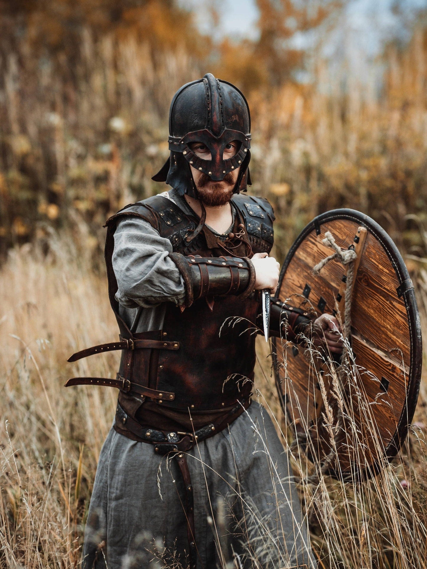 Viking Larp Leather Armor - SokolArmory
