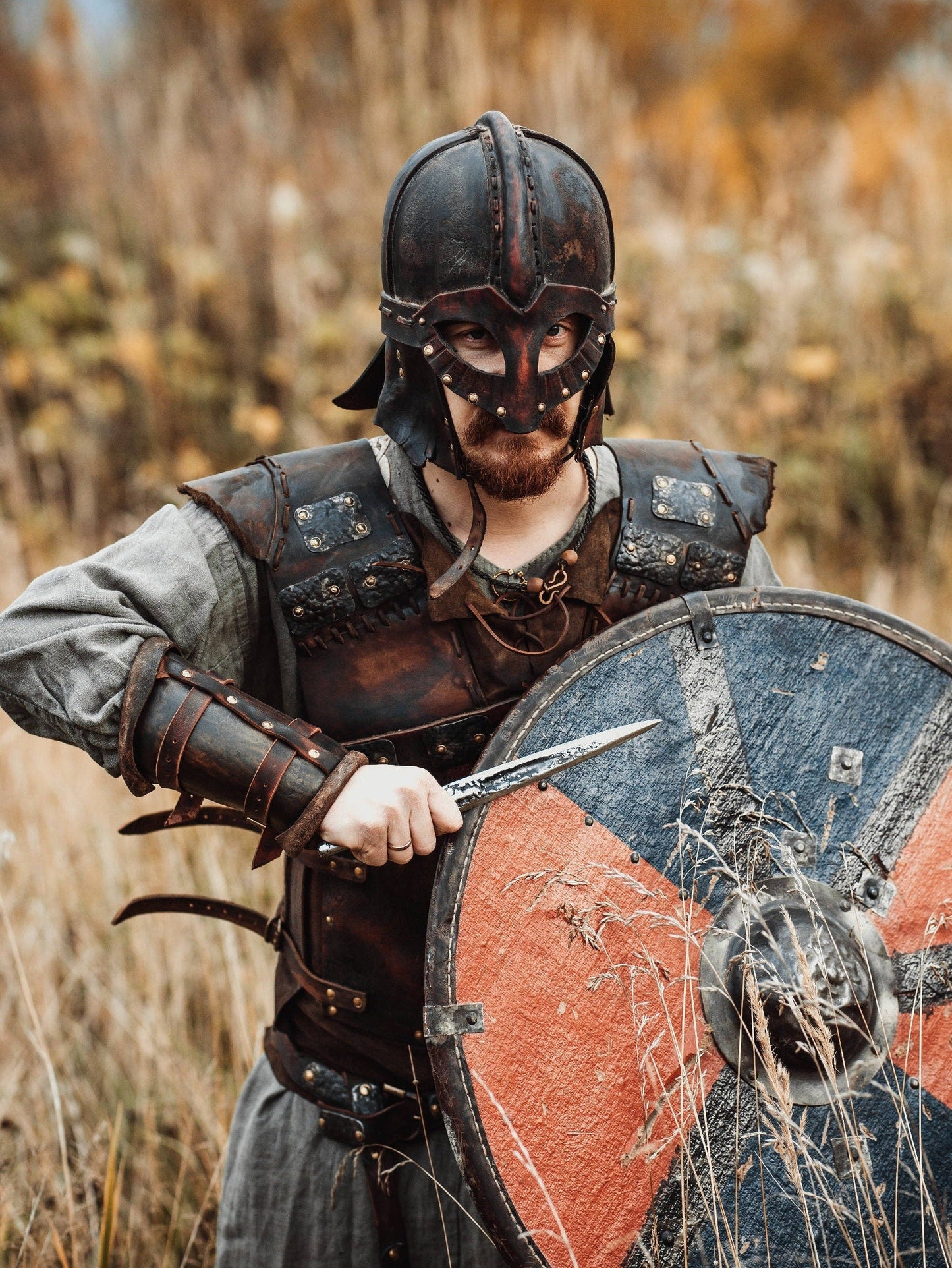 Viking Larp Leather Armor - SokolArmory