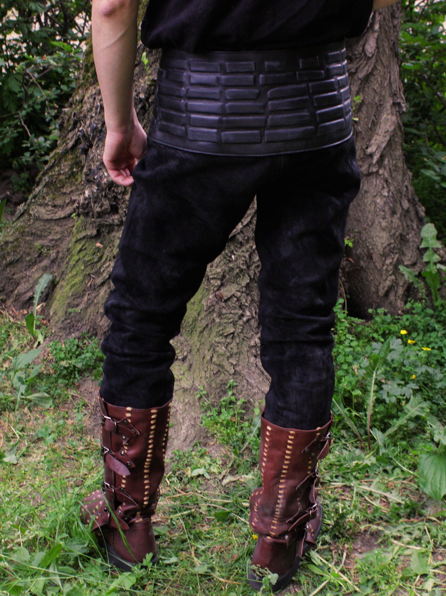 Viking leather trousers - SokolArmory