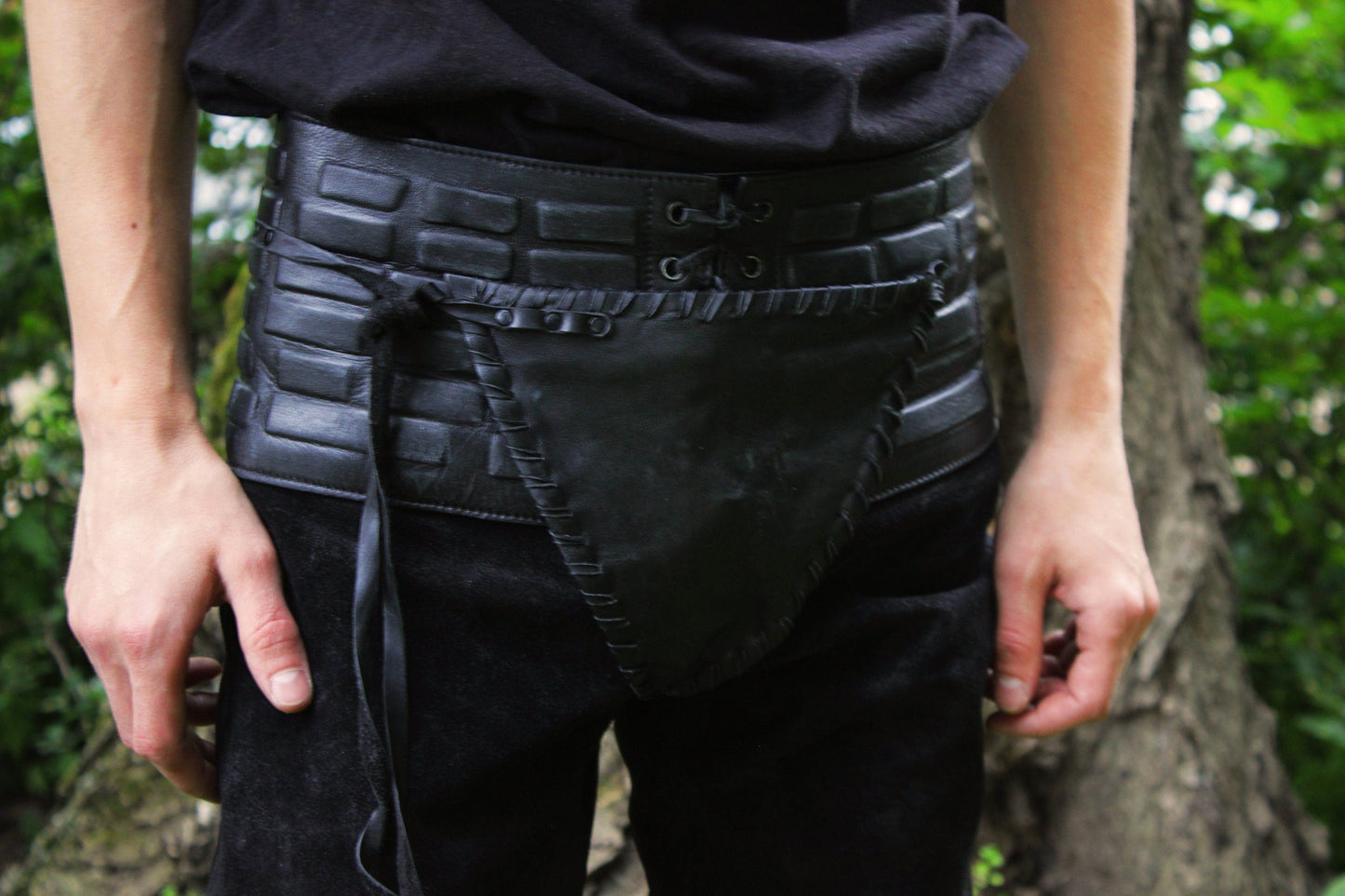Viking leather trousers - SokolArmory