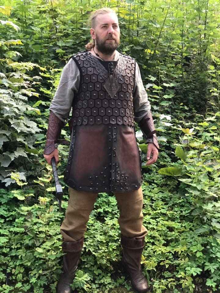 Lamellar leather armor "Bear" - SokolArmory
