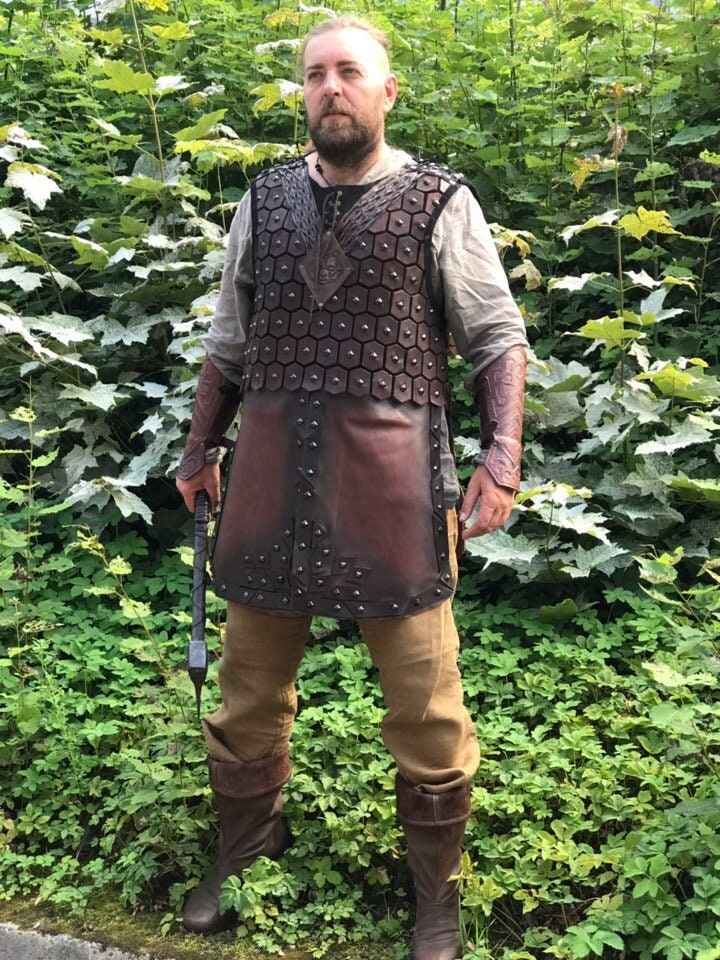 Lamellar leather armor "Bear" - SokolArmory