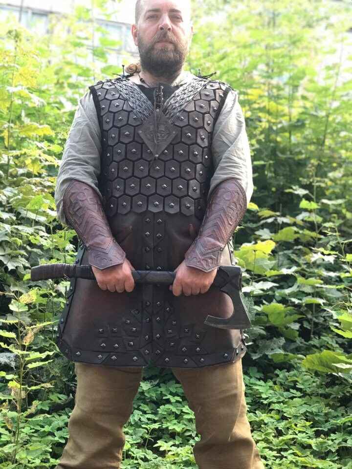 Lamellar leather armor "Bear" - SokolArmory