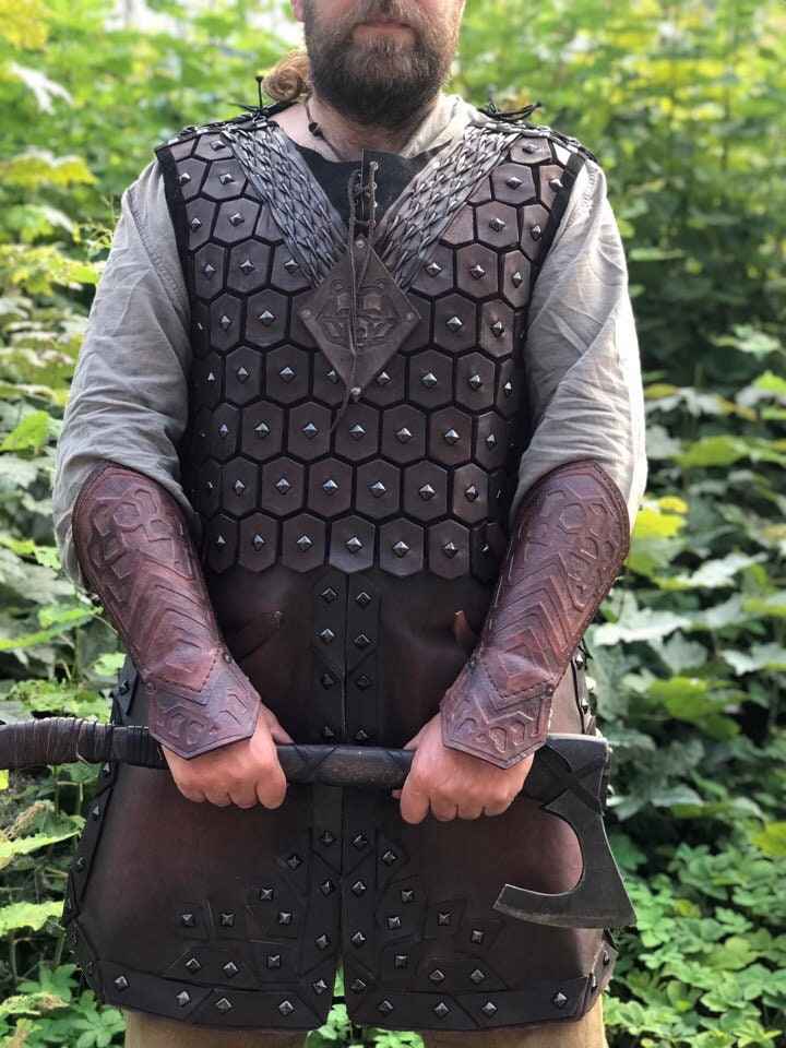 Lamellar leather armor "Bear" - SokolArmory
