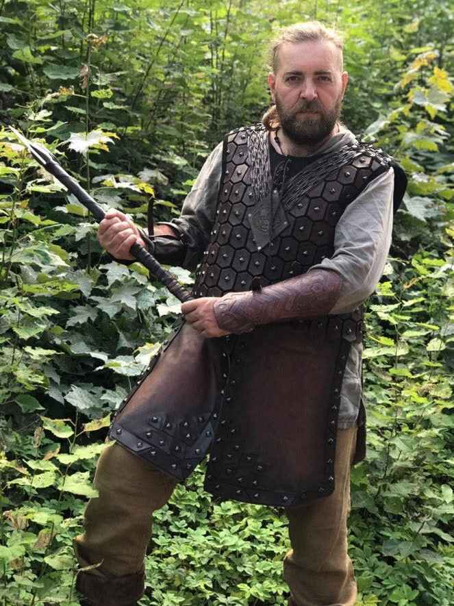 Lamellar leather armor "Bear" - SokolArmory