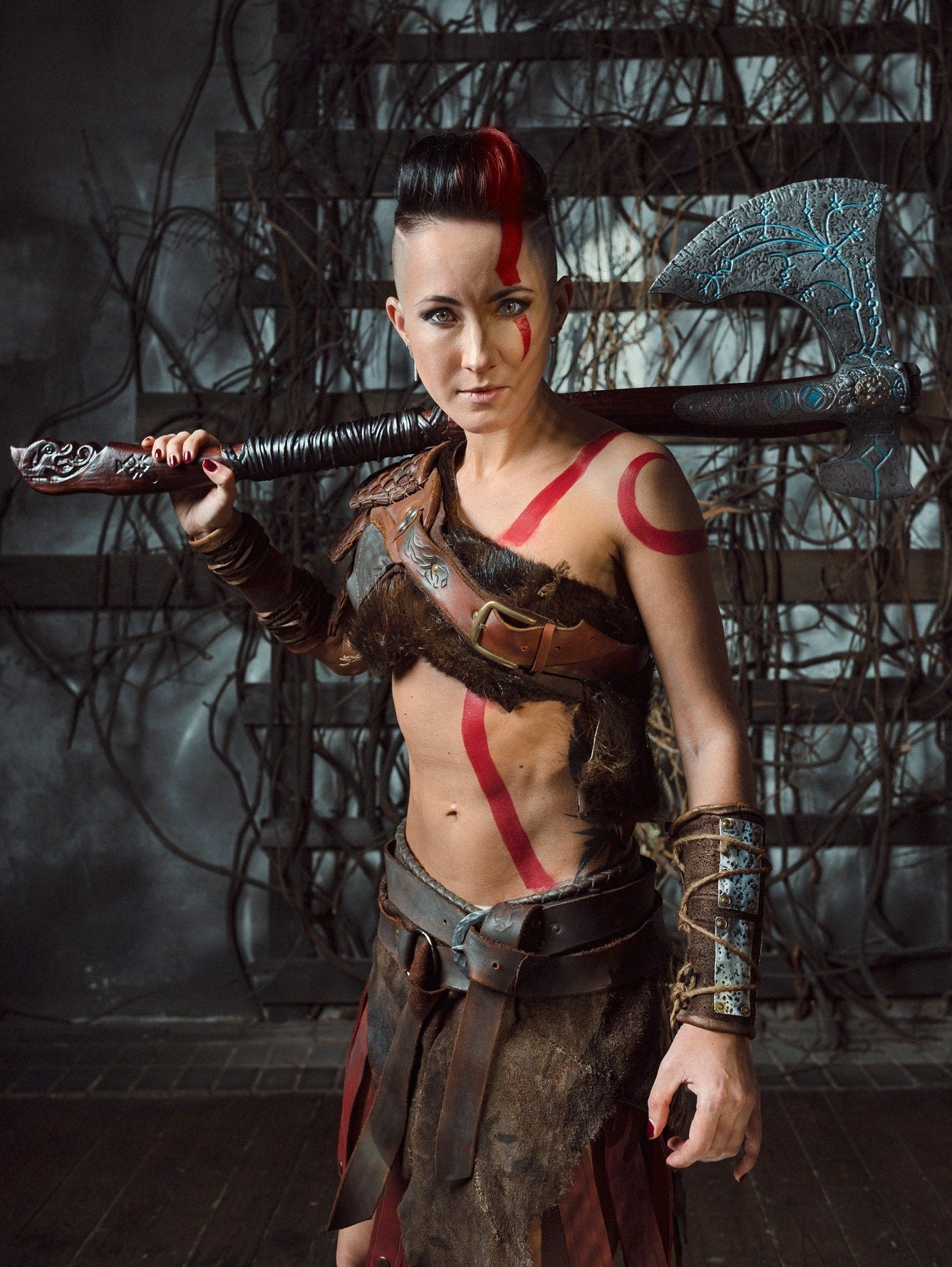 Woman Kratos costume (God of War) - SokolArmory