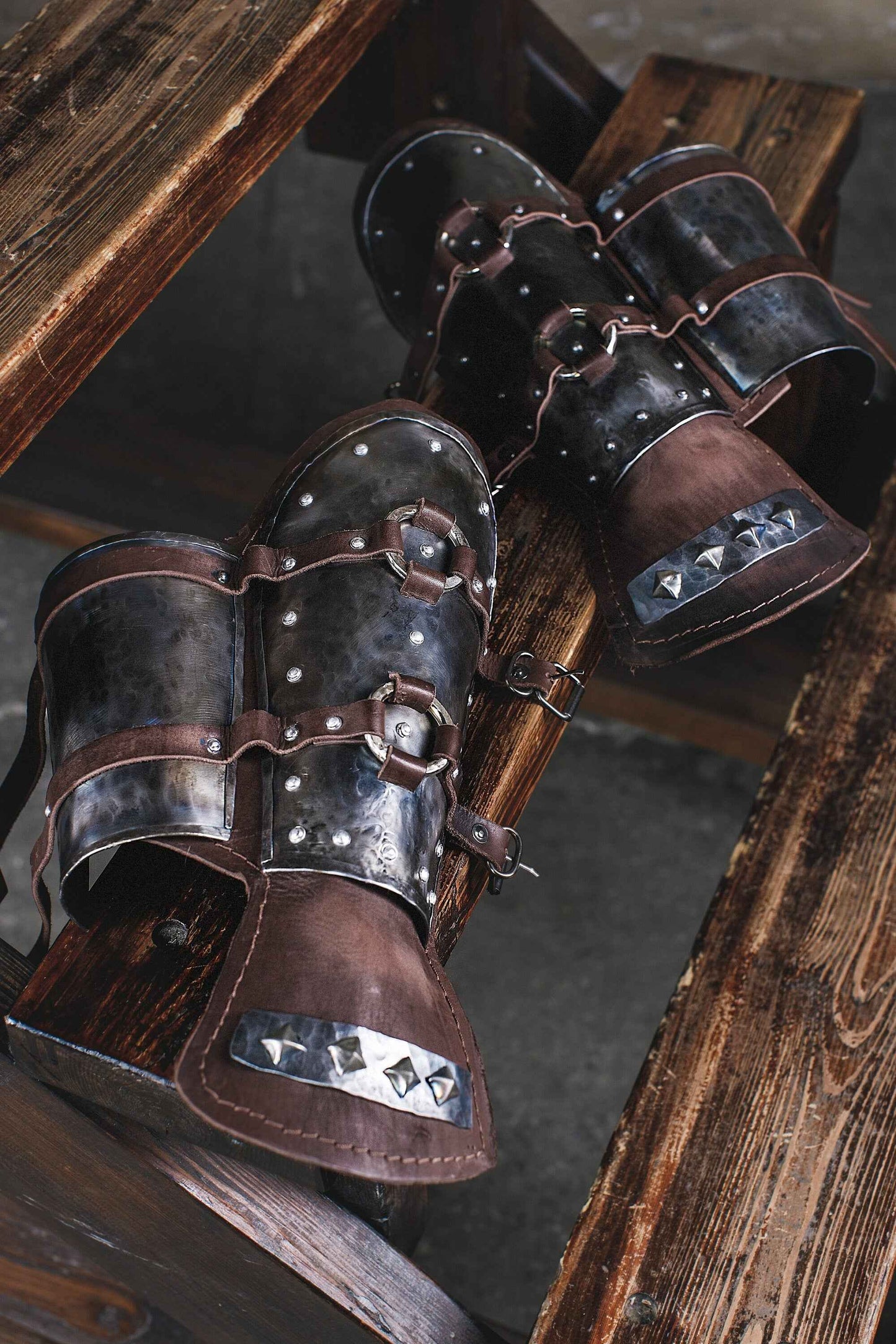 Knight steel arm armor - SokolArmory