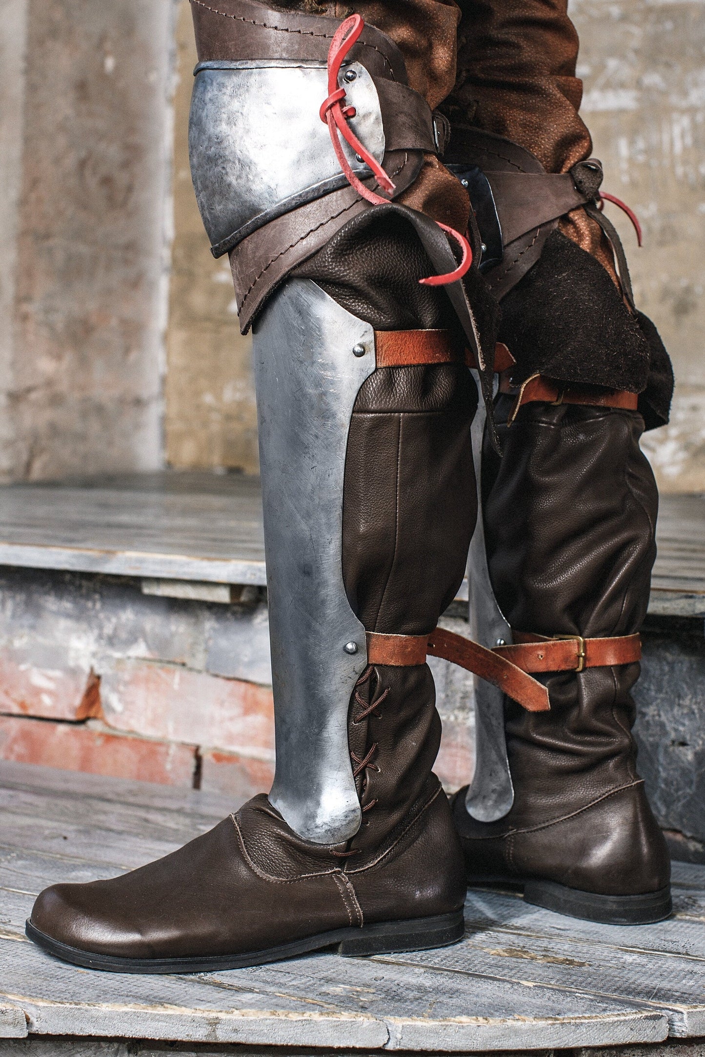 Knight steel kneepads - SokolArmory