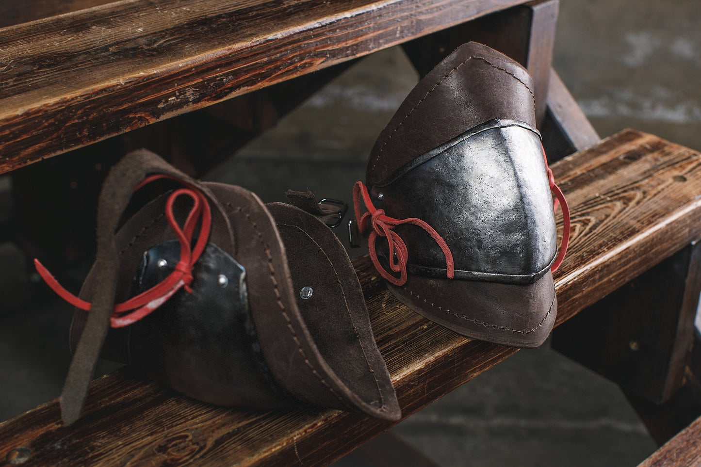 Knight steel kneepads - SokolArmory