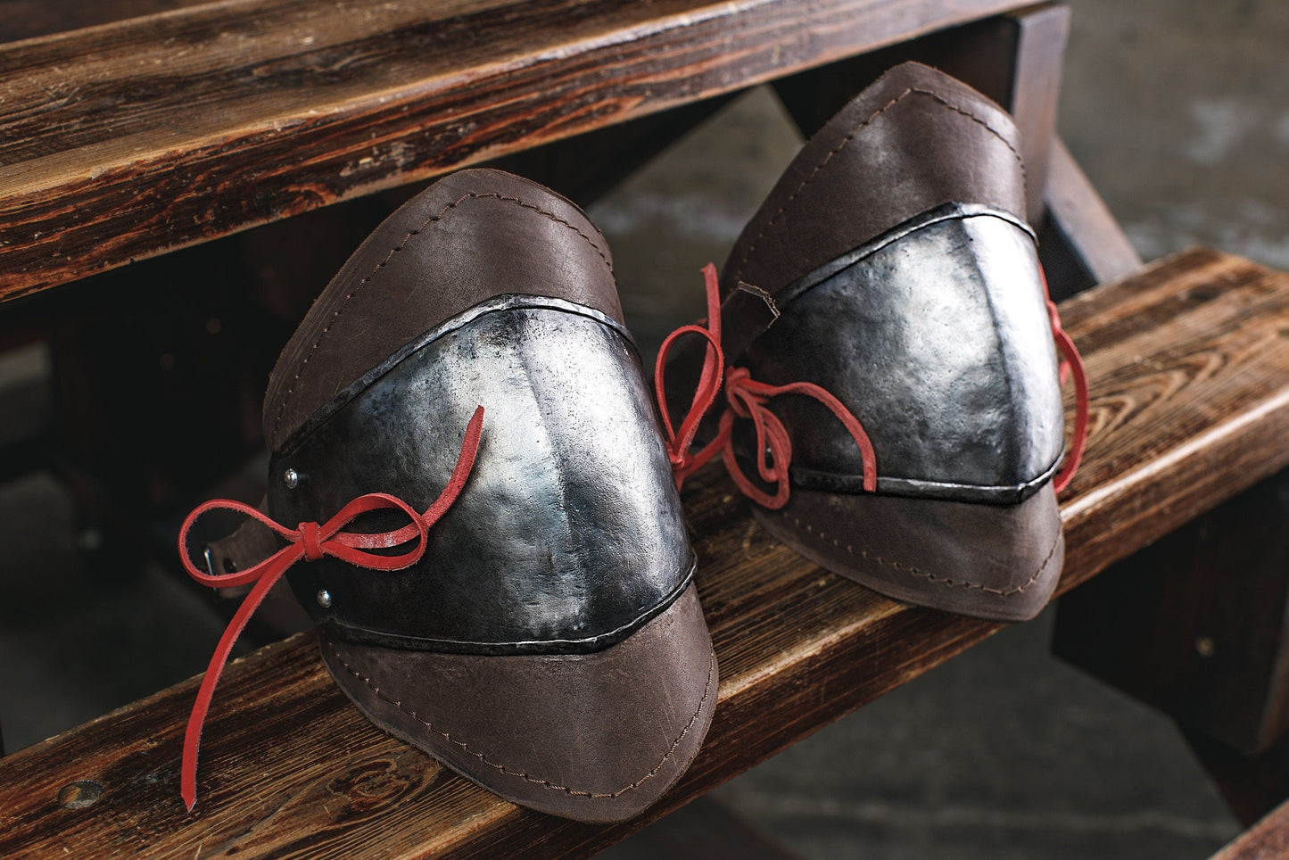 Knight steel kneepads - SokolArmory