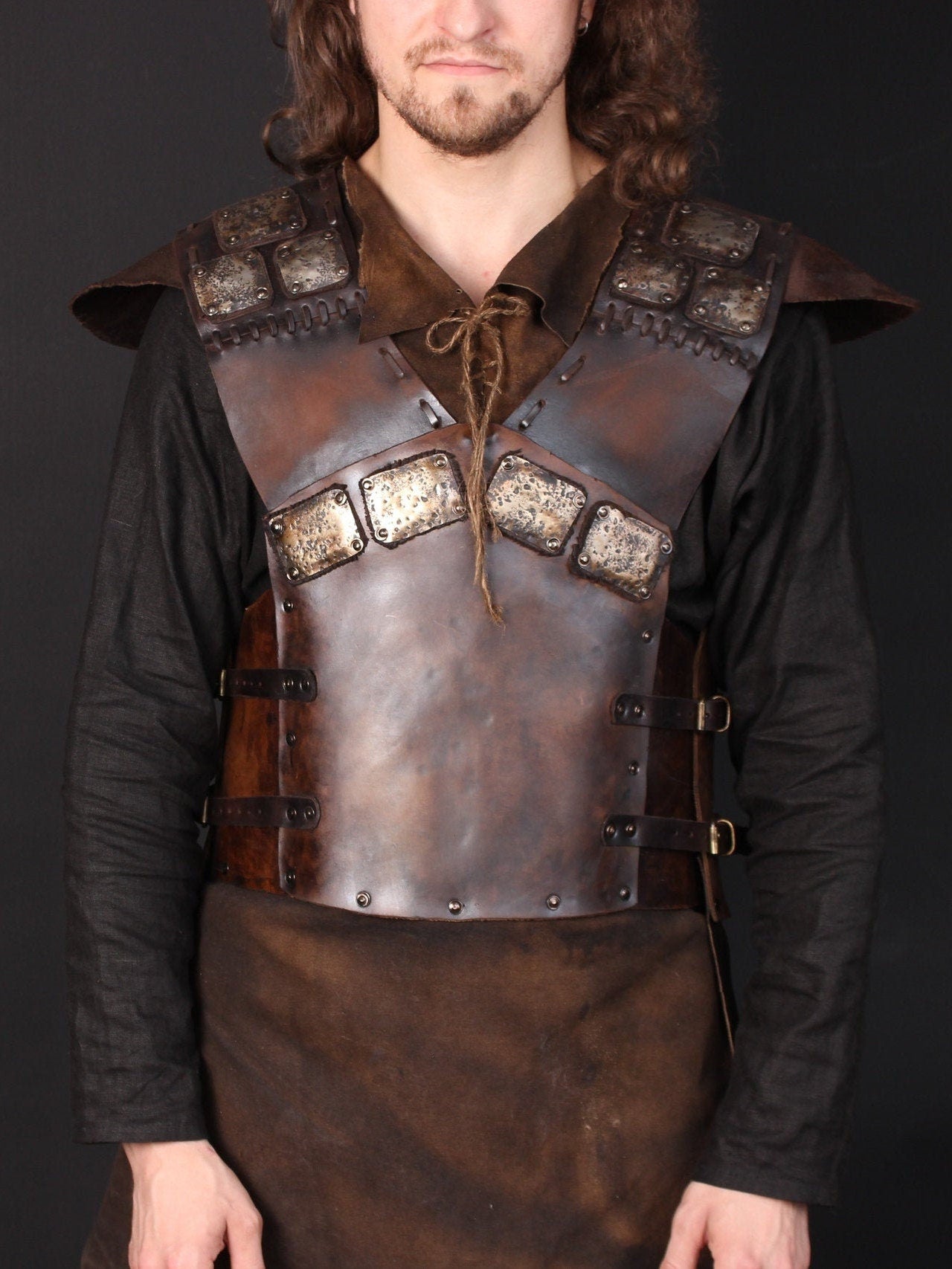 Viking larp leather armor - SokolArmory