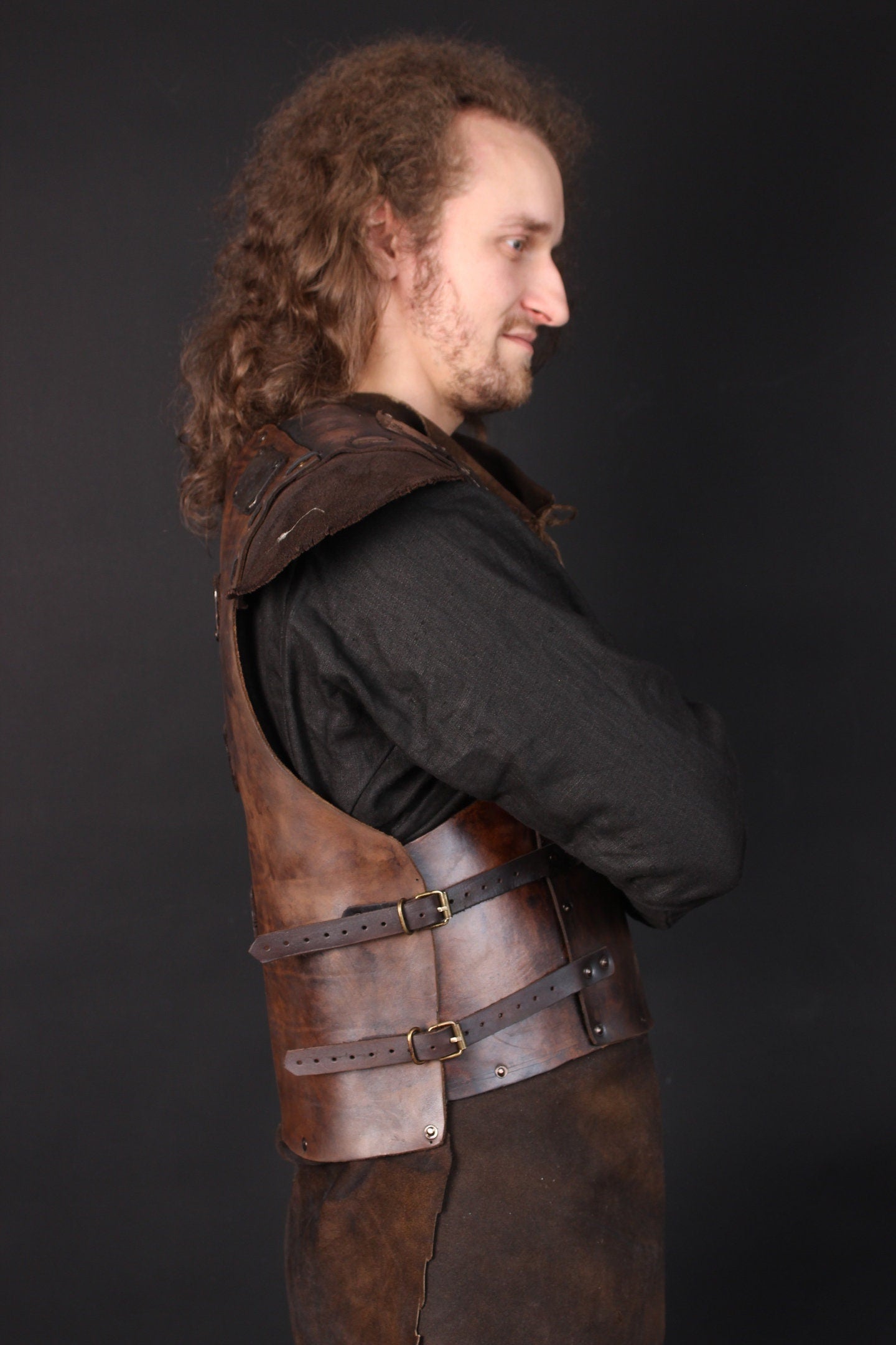 Viking larp leather armor - SokolArmory