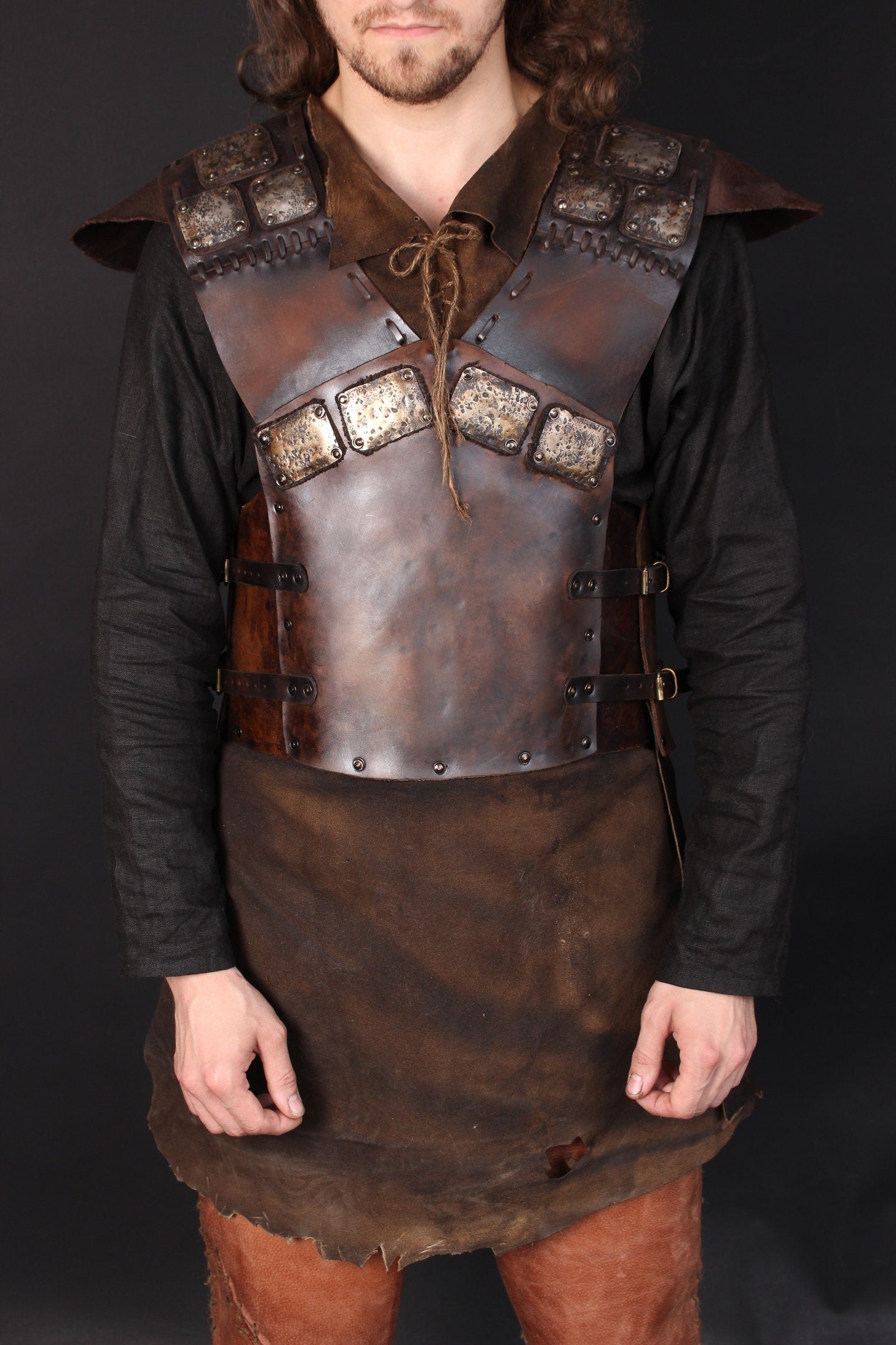 Viking larp leather armor - SokolArmory