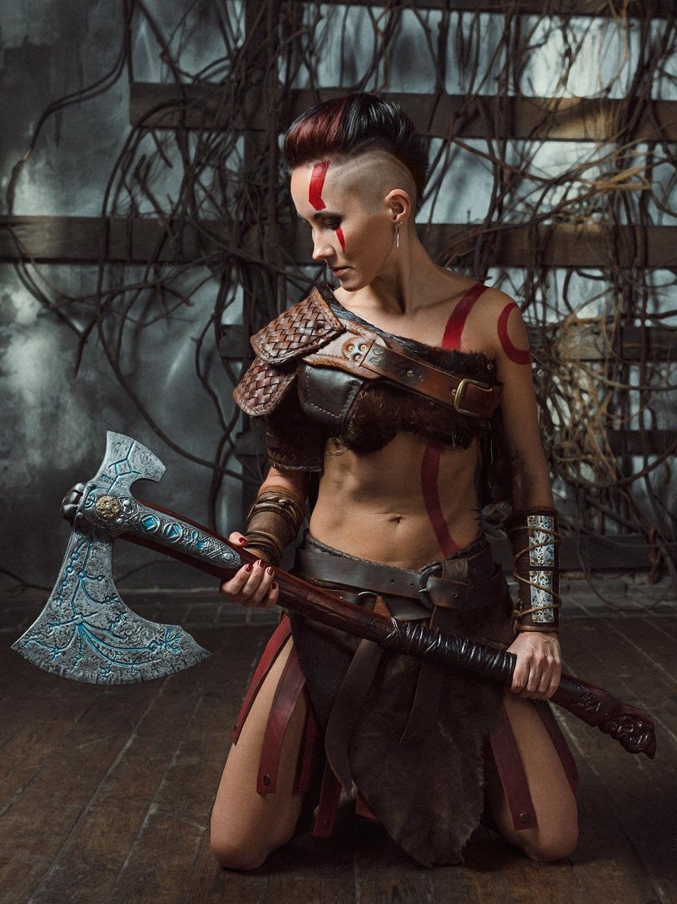 Woman Kratos costume (God of War) - SokolArmory
