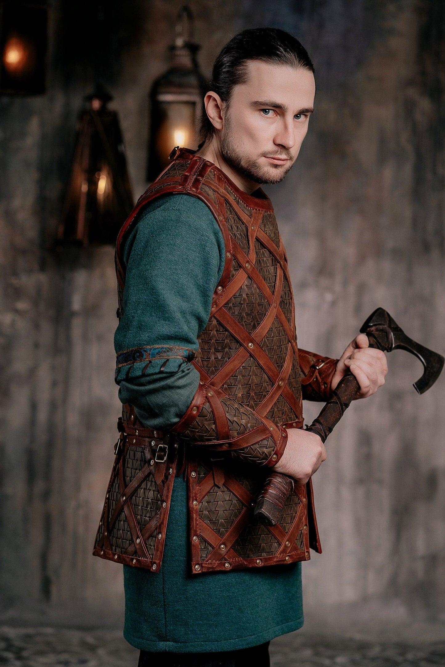 Viking Larp leather armor - SokolArmory