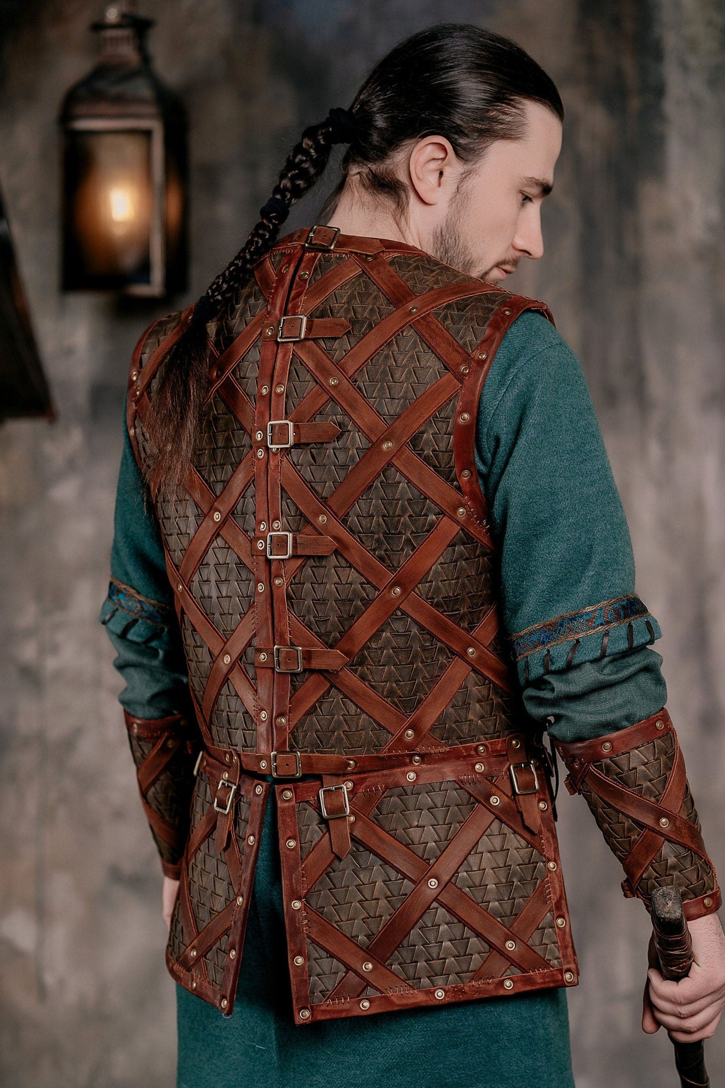 Viking Larp leather armor - SokolArmory