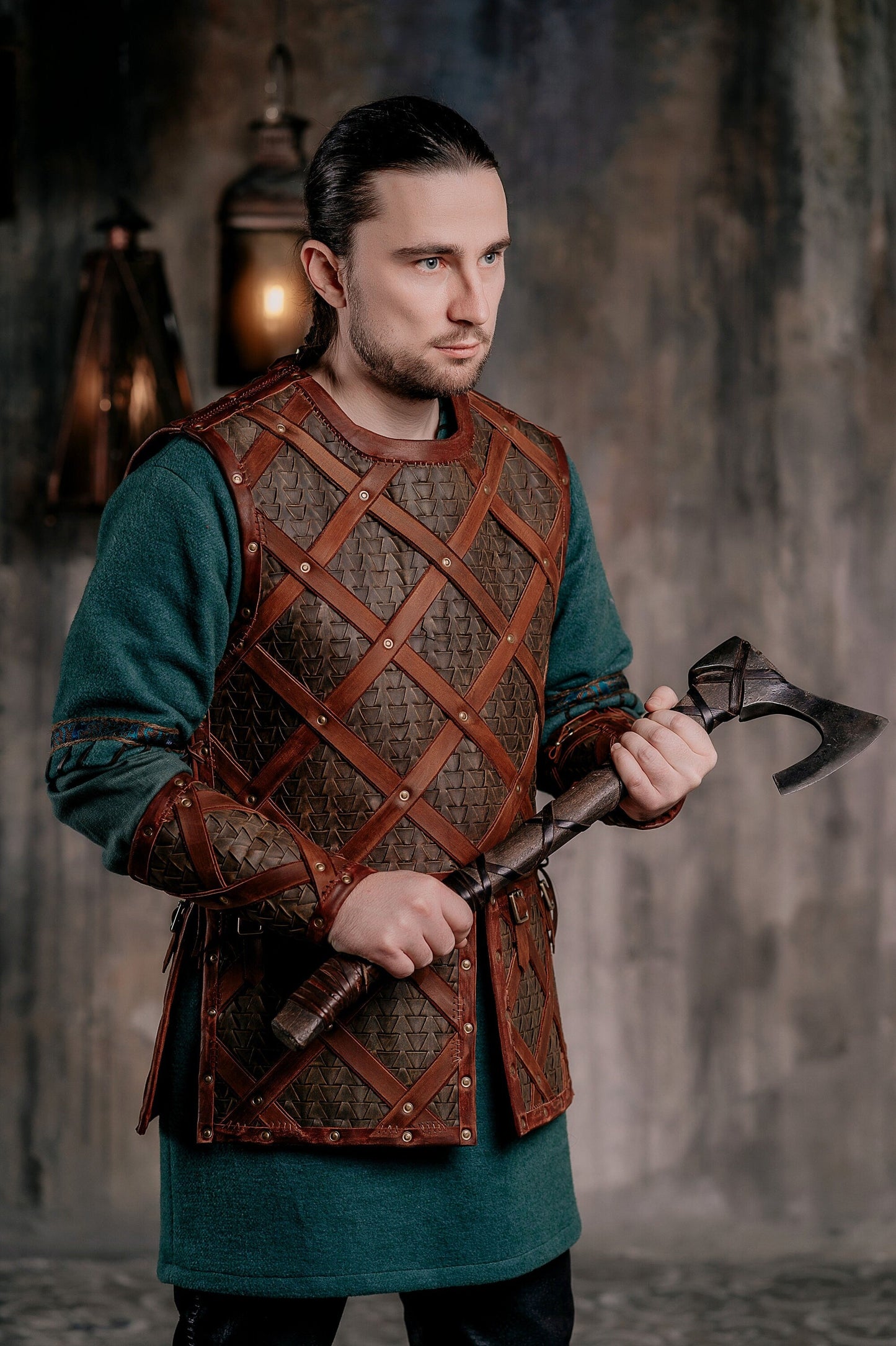 Viking Larp leather armor - SokolArmory