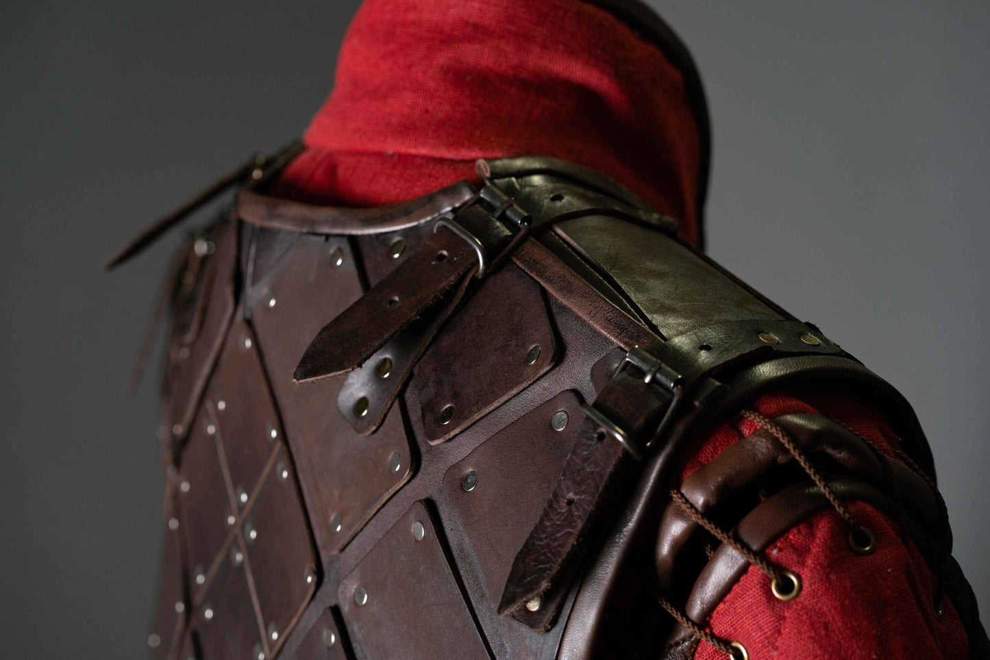 Larp leather brigandine - SokolArmory