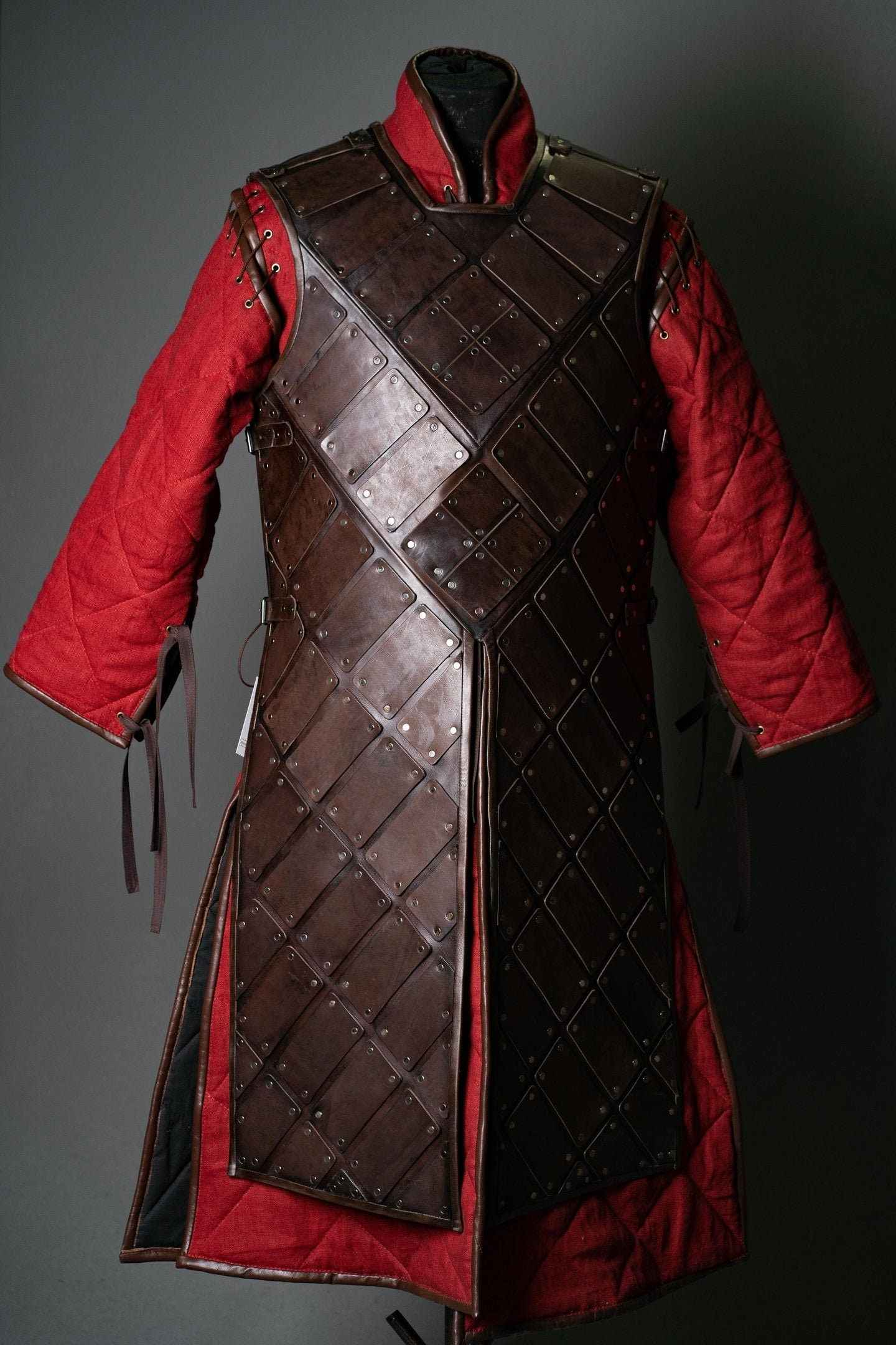 Larp leather brigandine - SokolArmory