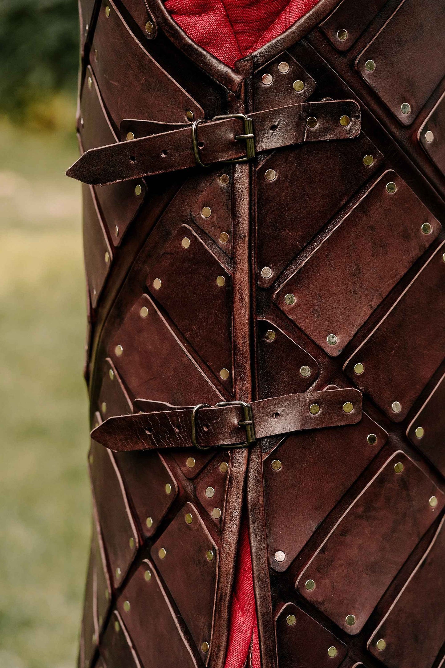 Larp leather brigandine - SokolArmory