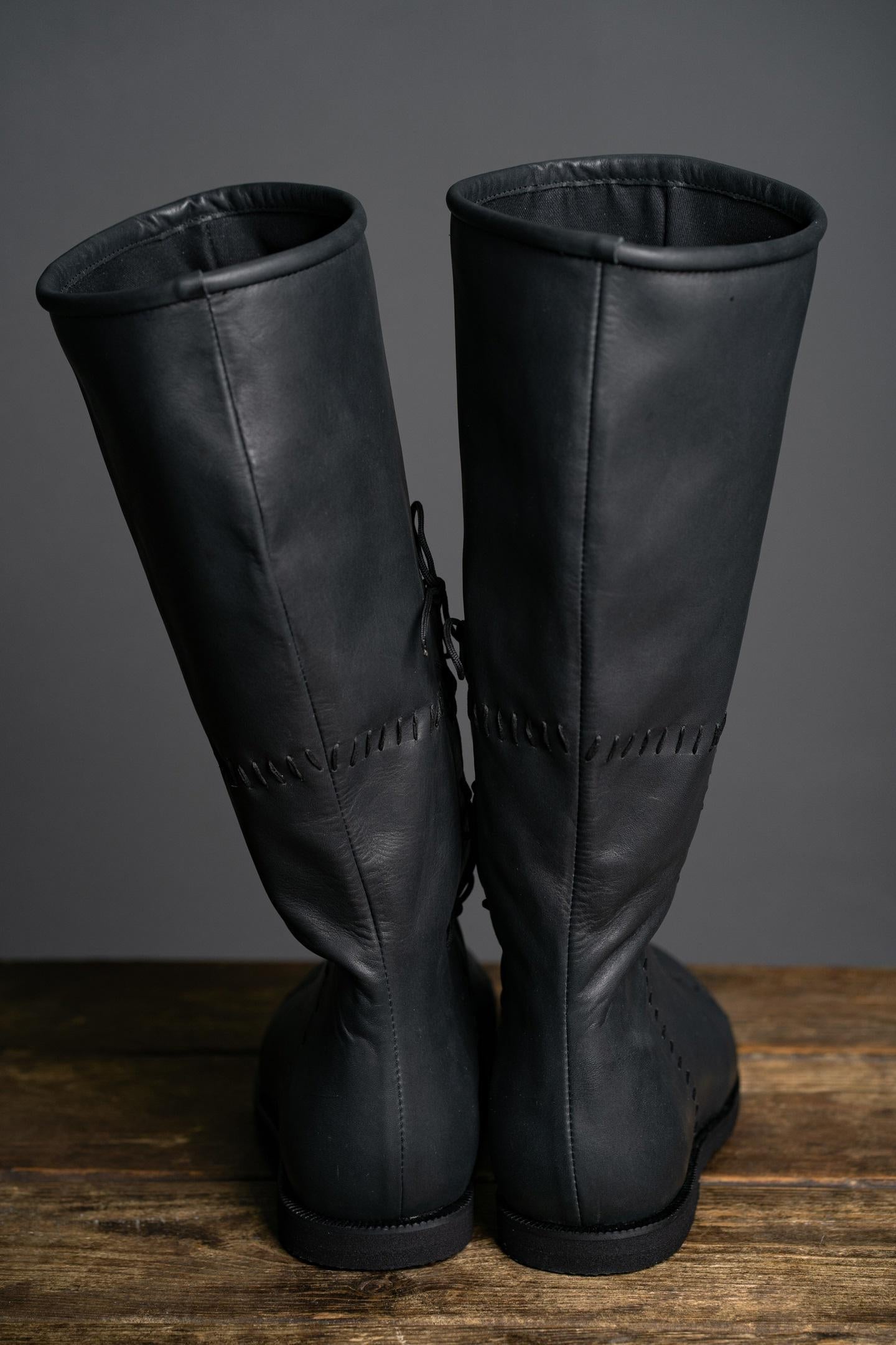 Aragorn's Black Leather Boots - SokolArmory