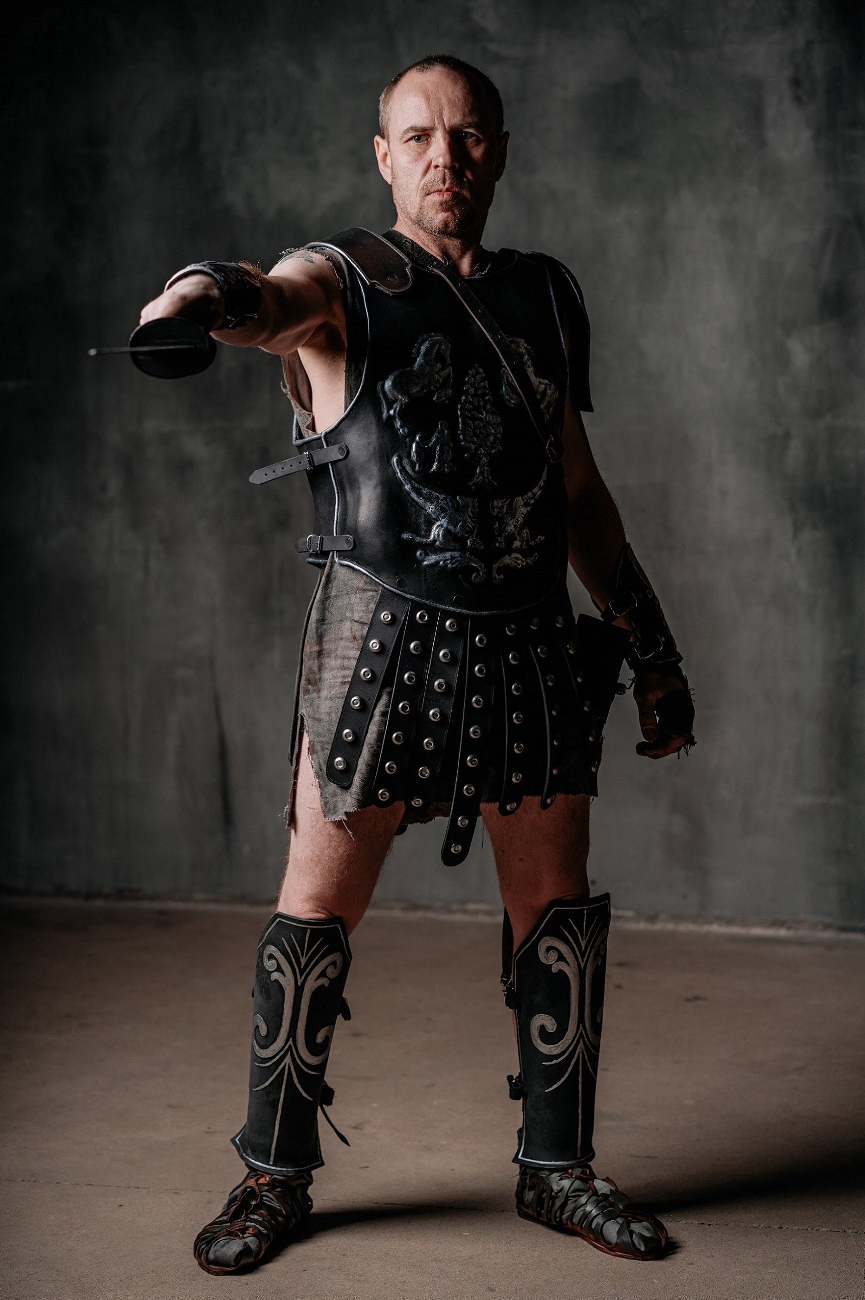 Leather gladiator sandals - SokolArmory