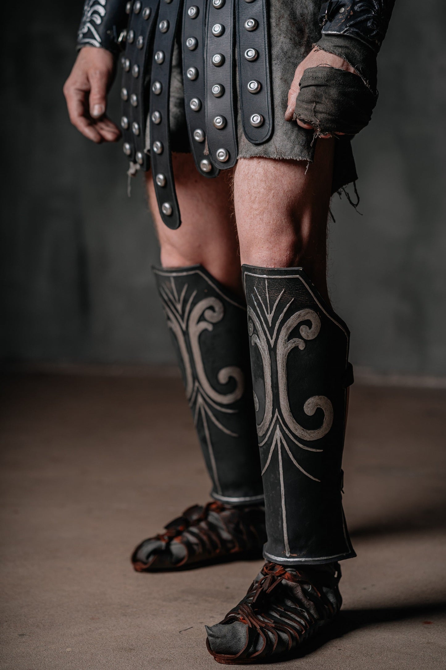 Leather gladiator sandals - SokolArmory