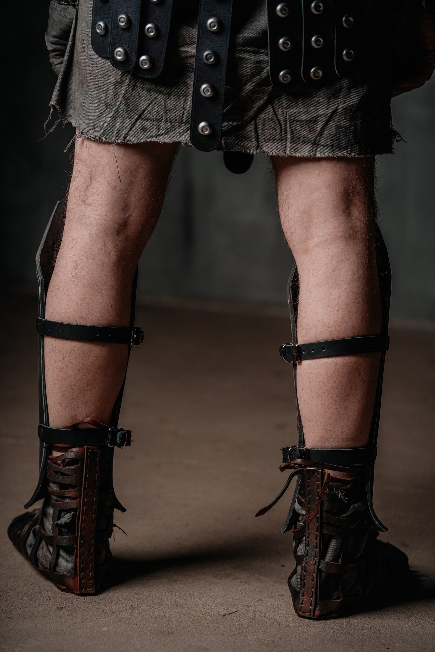 Leather gladiator sandals - SokolArmory