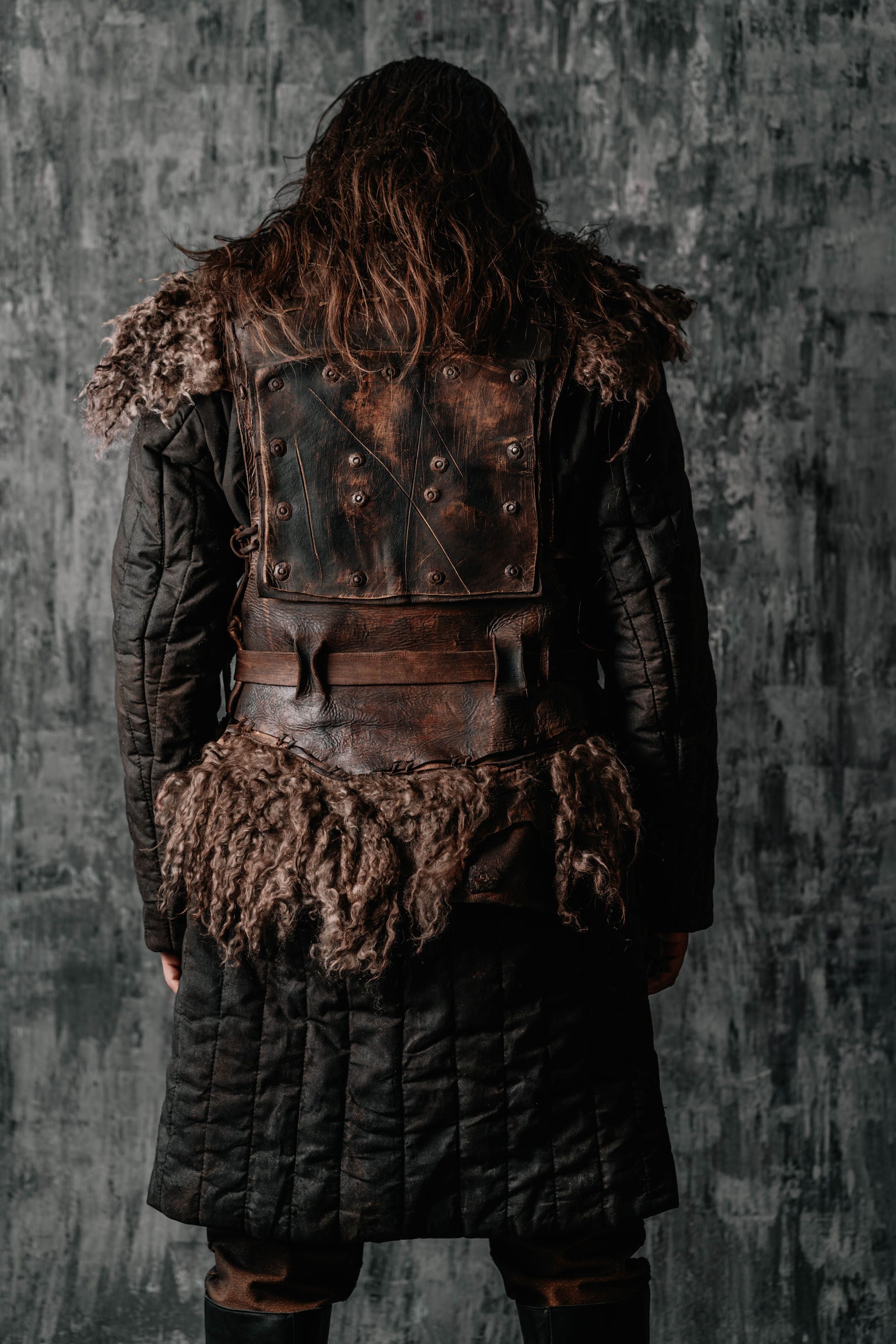 Viking larp armor with bass accents - SokolArmory