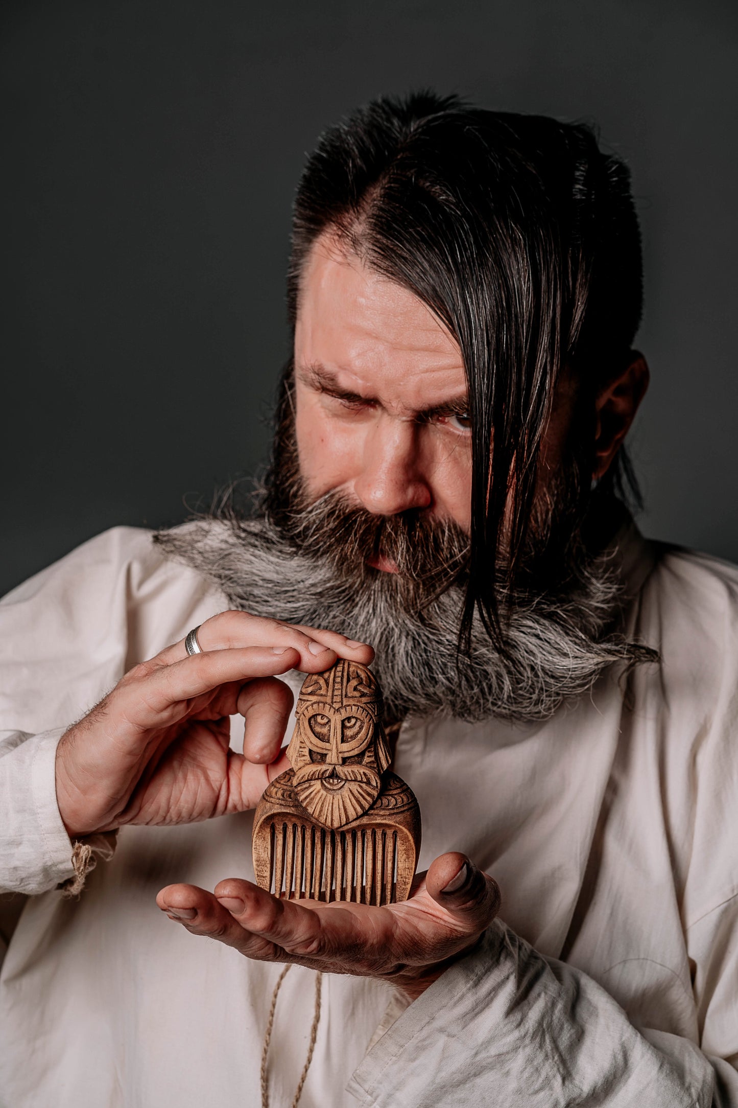 Viking Helmet Beard Comb - SokolArmory