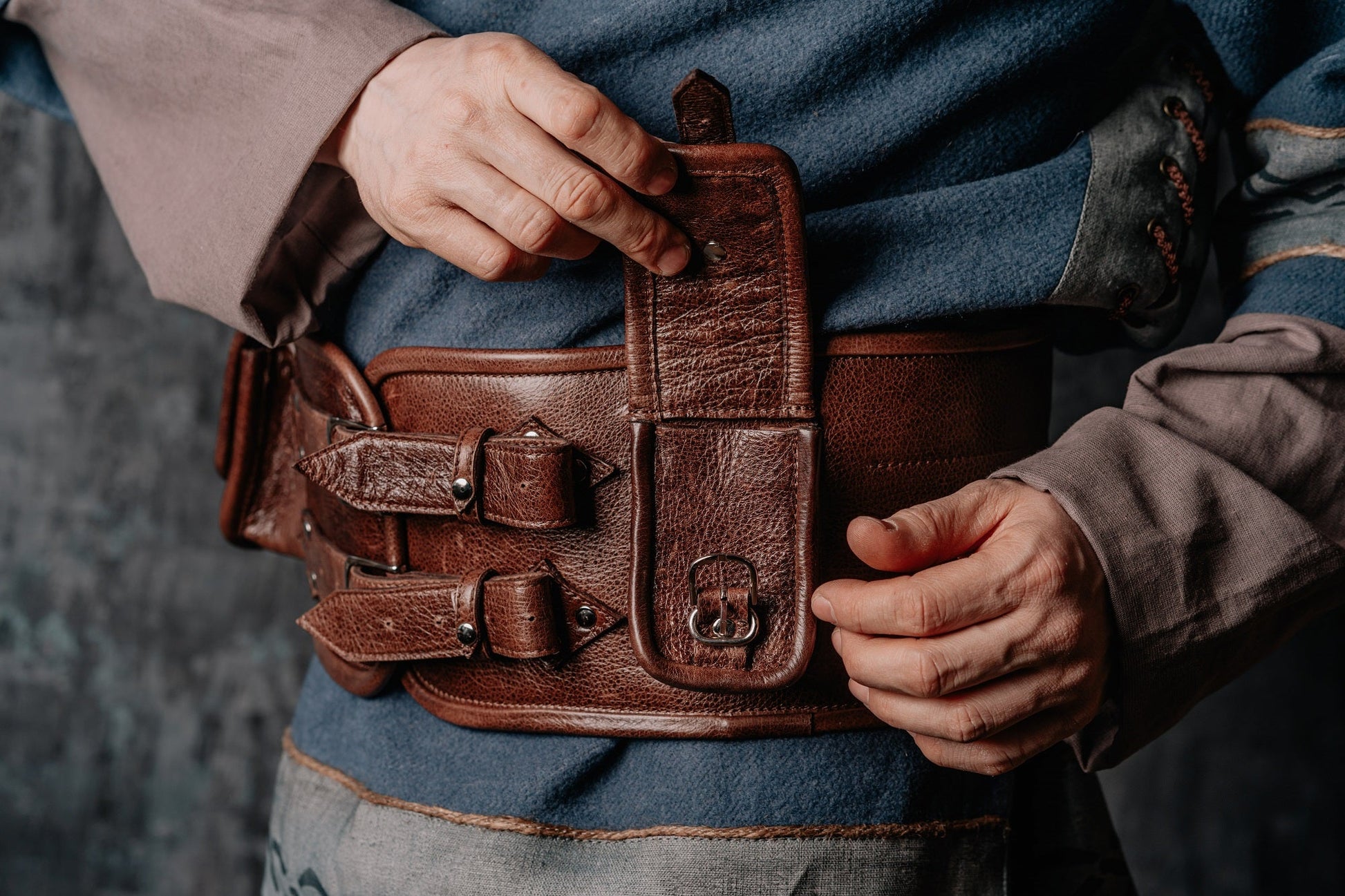 Medieval belt for LARP - SokolArmory
