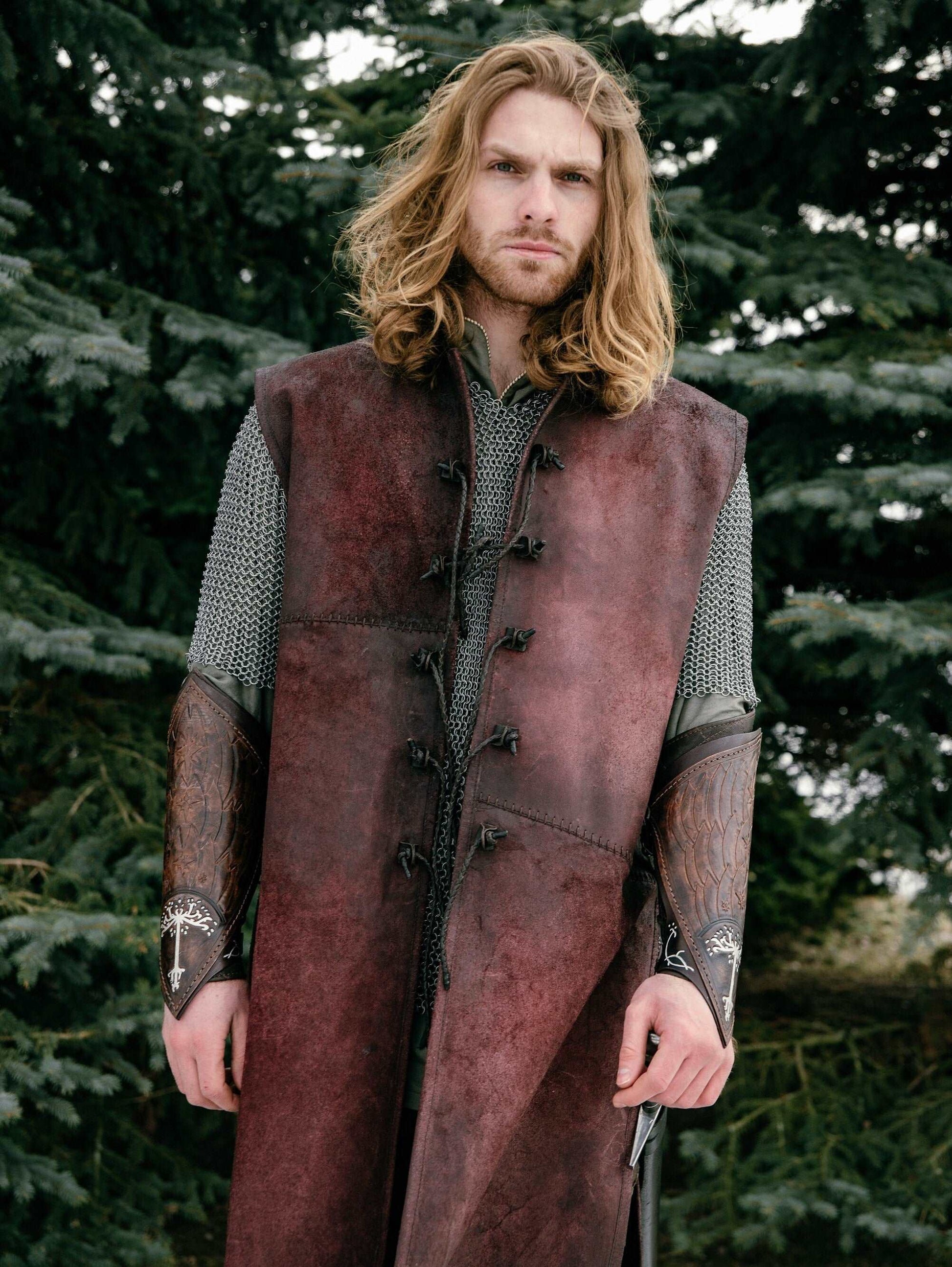 Aragorn leather vest (Lord of the Rings) - SokolArmory