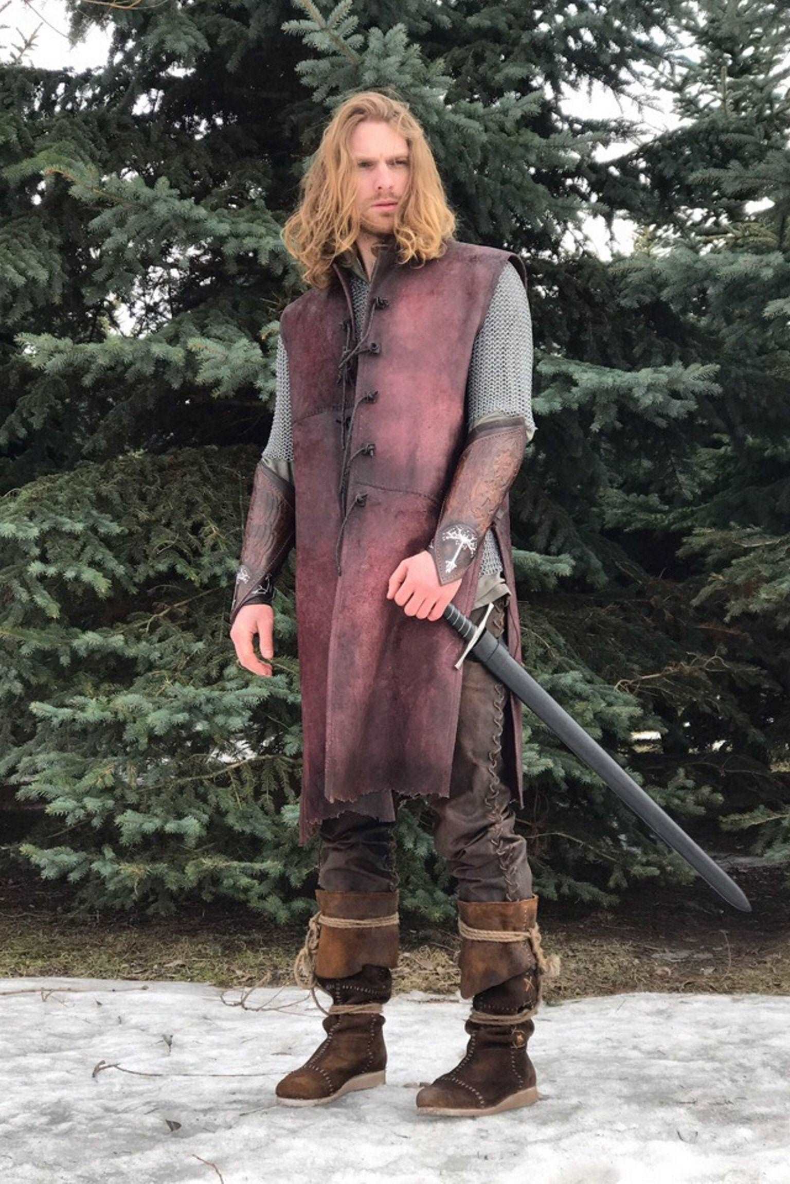 Aragorn leather vest (Lord of the Rings) - SokolArmory