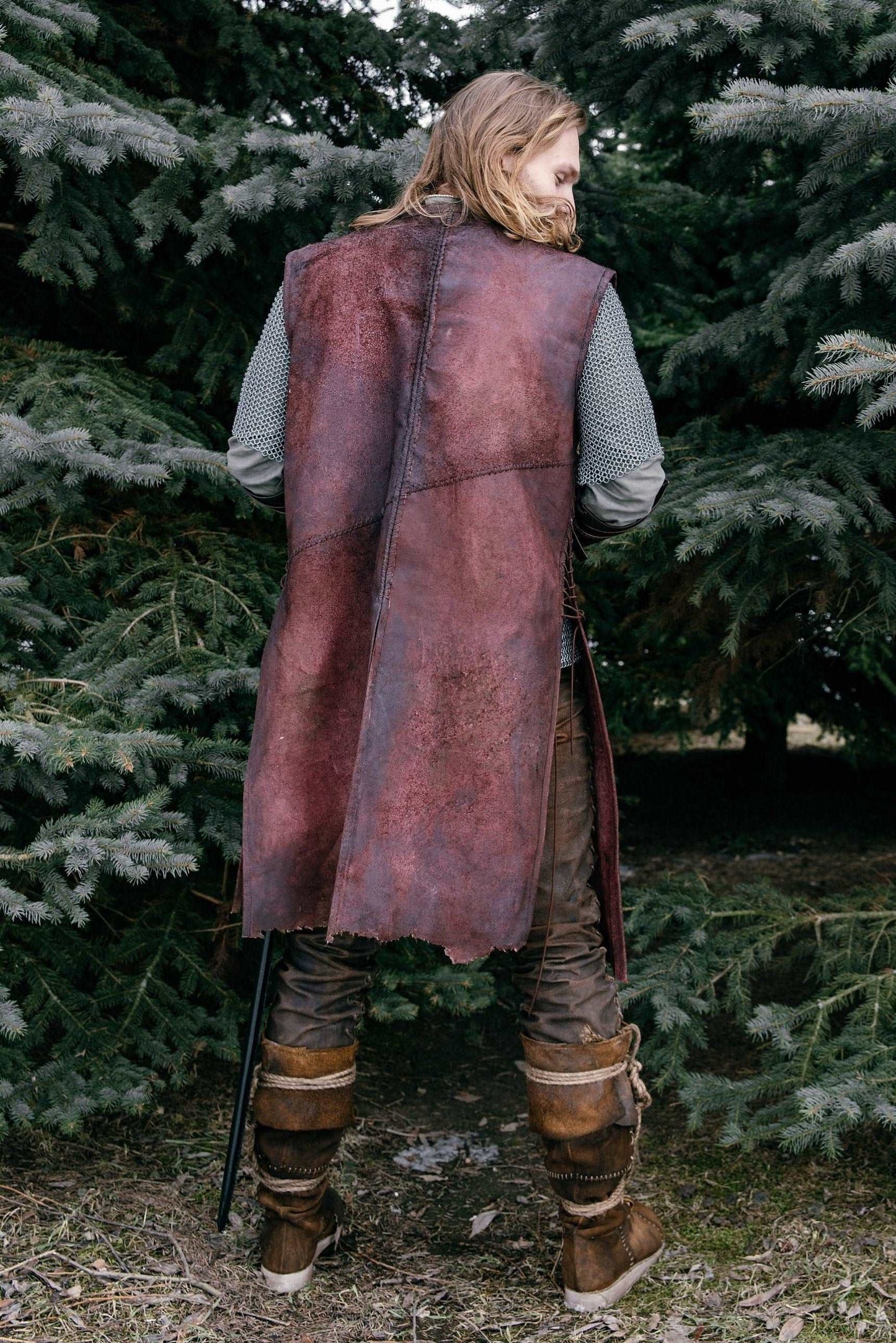 Aragorn leather vest (Lord of the Rings) - SokolArmory