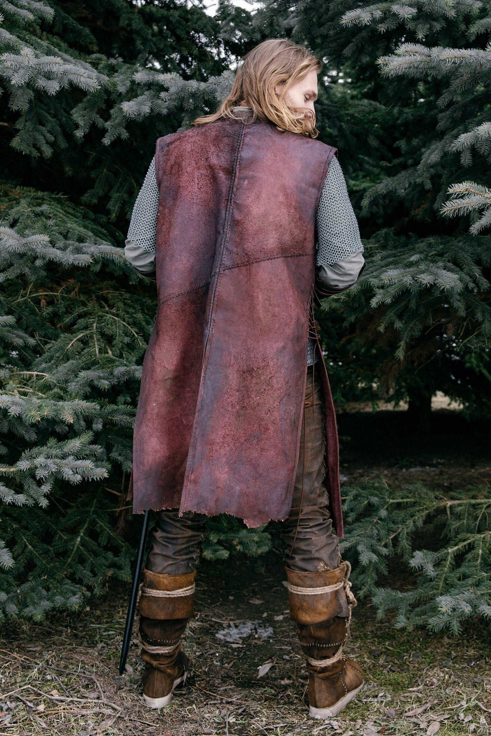 Aragorn leather vest (Lord of the Rings) - SokolArmory