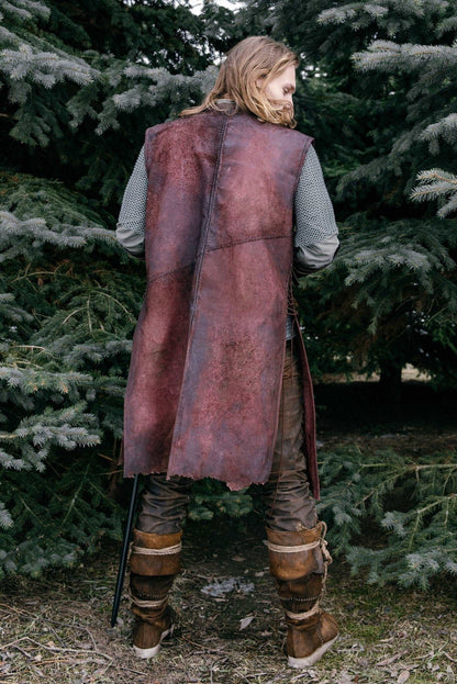 Aragorn leather vest (Lord of the Rings) - SokolArmory