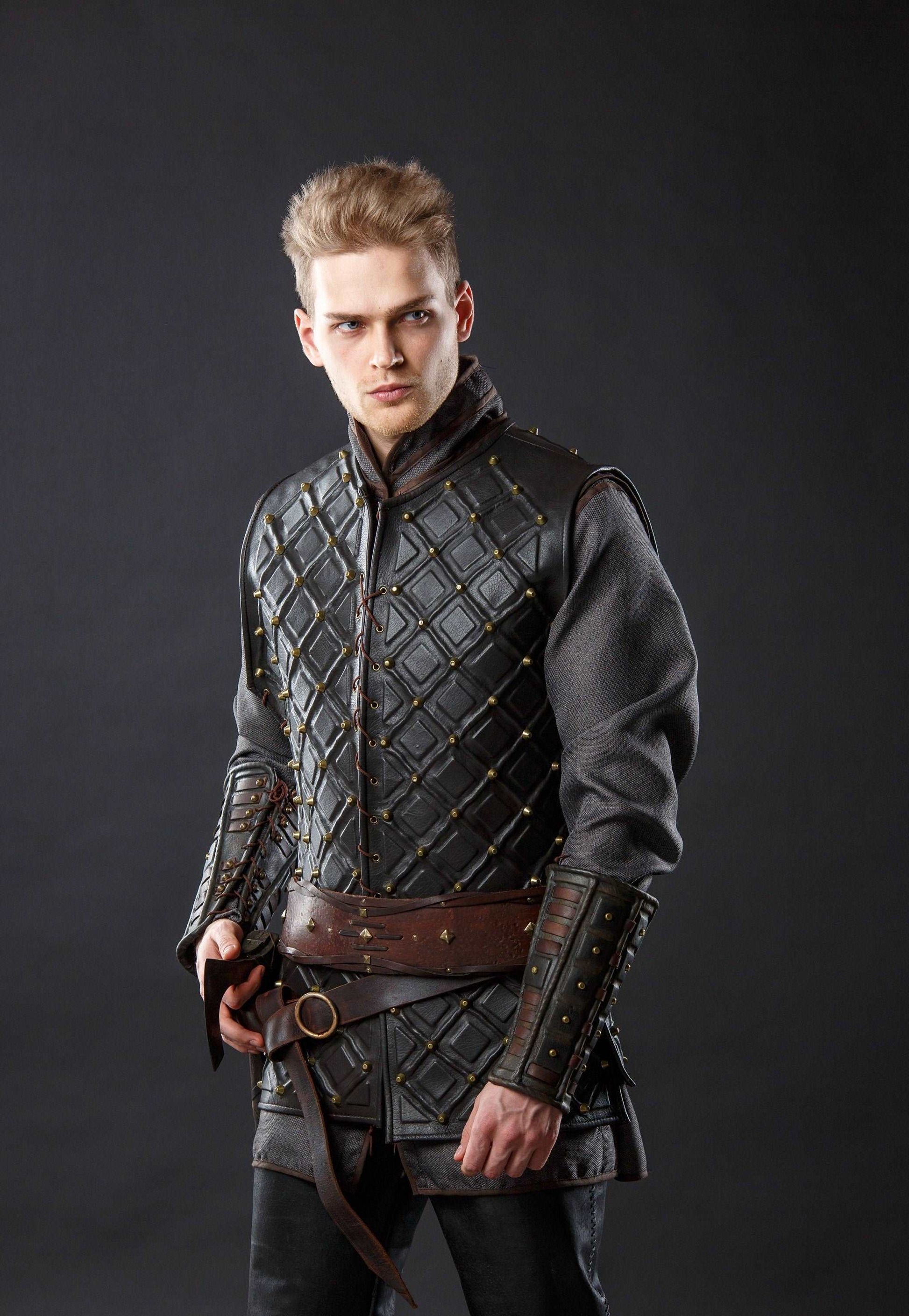 Bjorn leather wide belt - SokolArmory