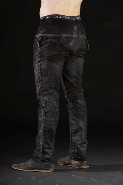 Black leather pants men - SokolArmory