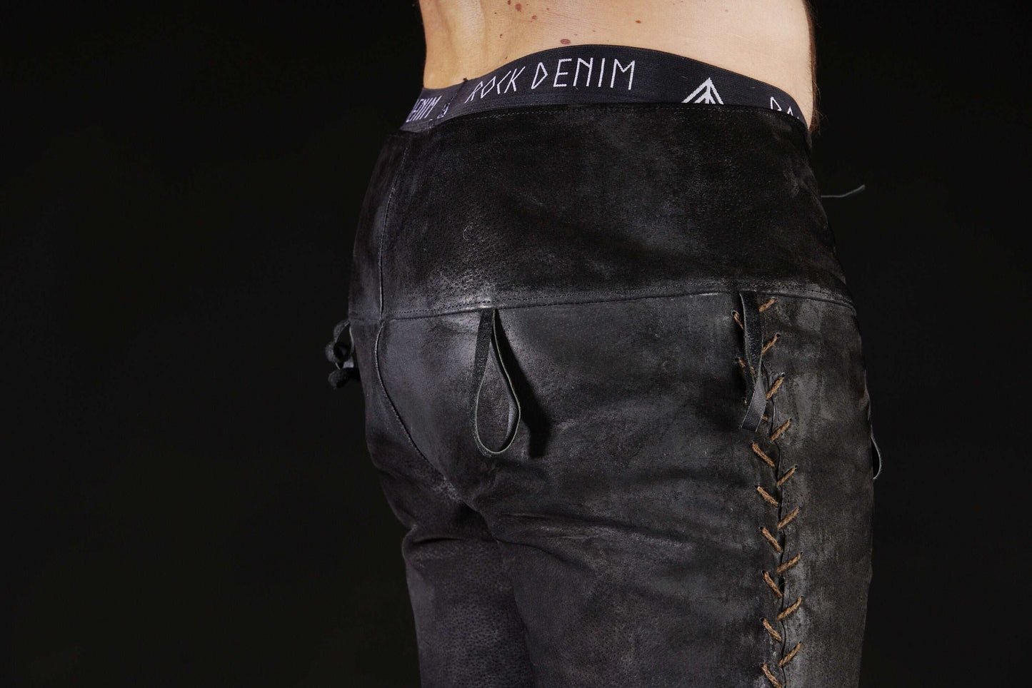 Black leather pants men - SokolArmory