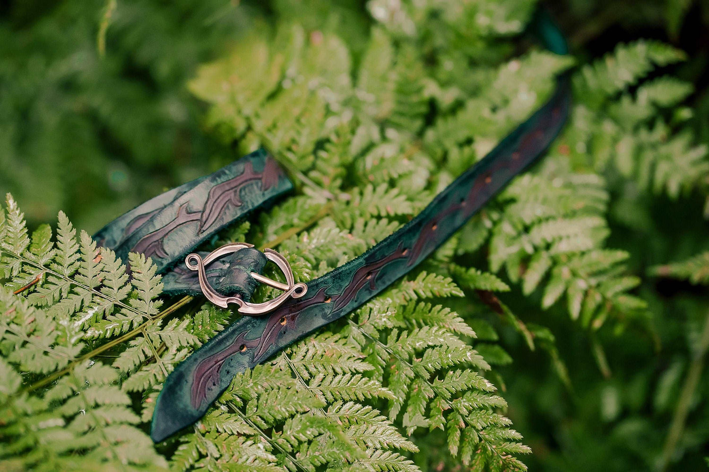 Elvish green leaf belt - SokolArmory