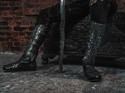 Black steel armor set - SokolArmory