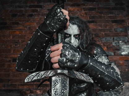 Black steel armor set - SokolArmory