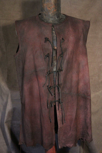Aragorn leather vest (Lord of the Rings) - SokolArmory