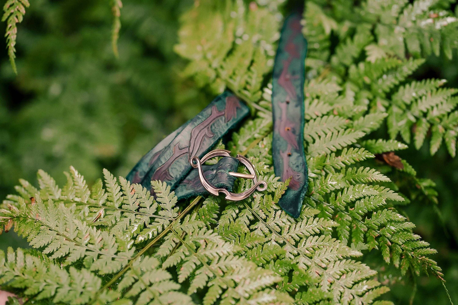 Elvish green leaf belt - SokolArmory