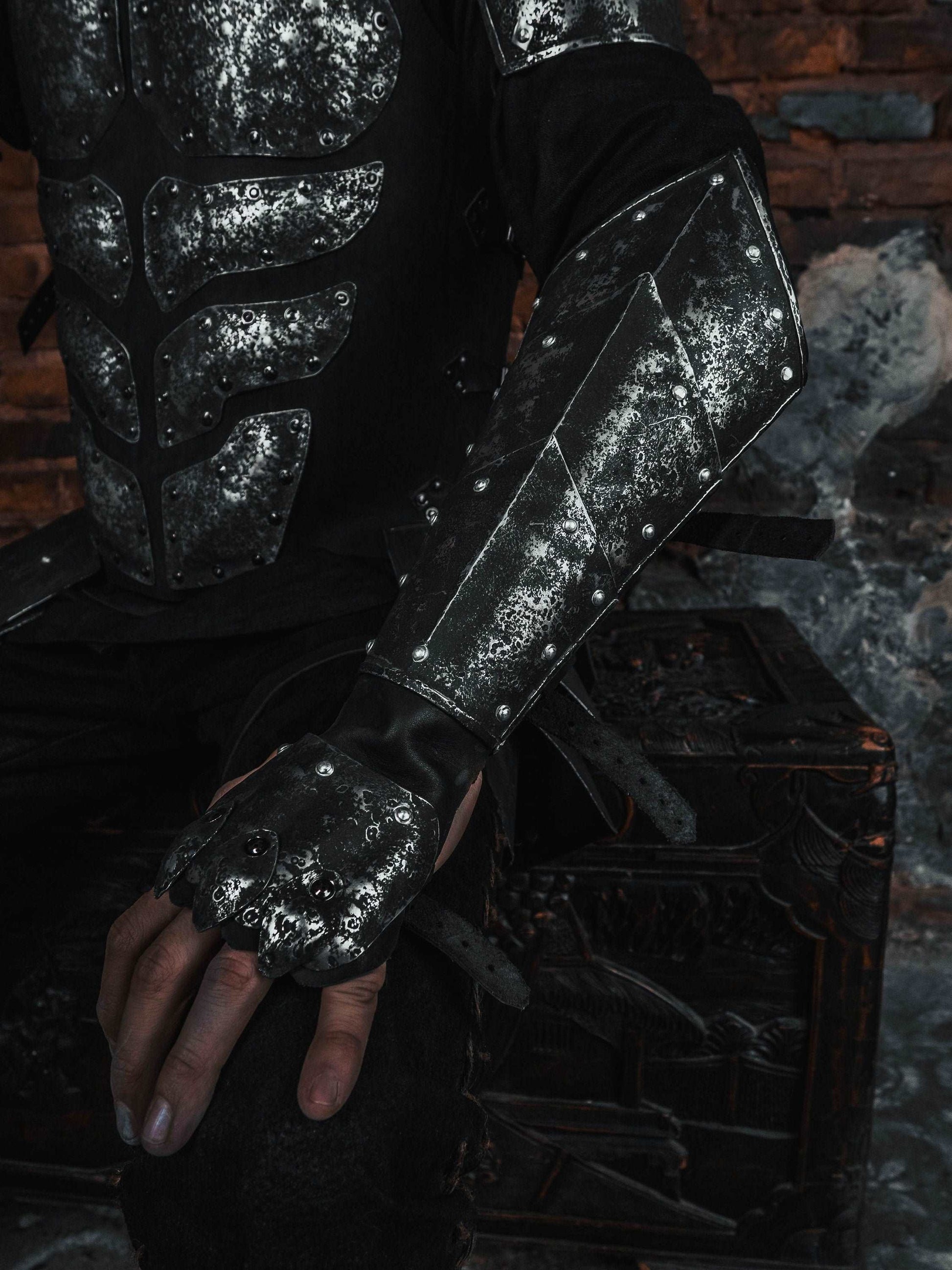 Black steel armor set - SokolArmory