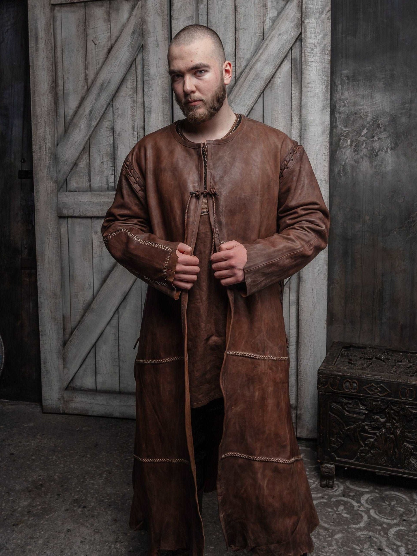Aragorn strider brown duster (Lord of the Rings) - SokolArmory
