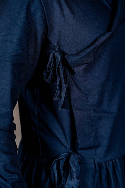 Blue linen underdress - SokolArmory